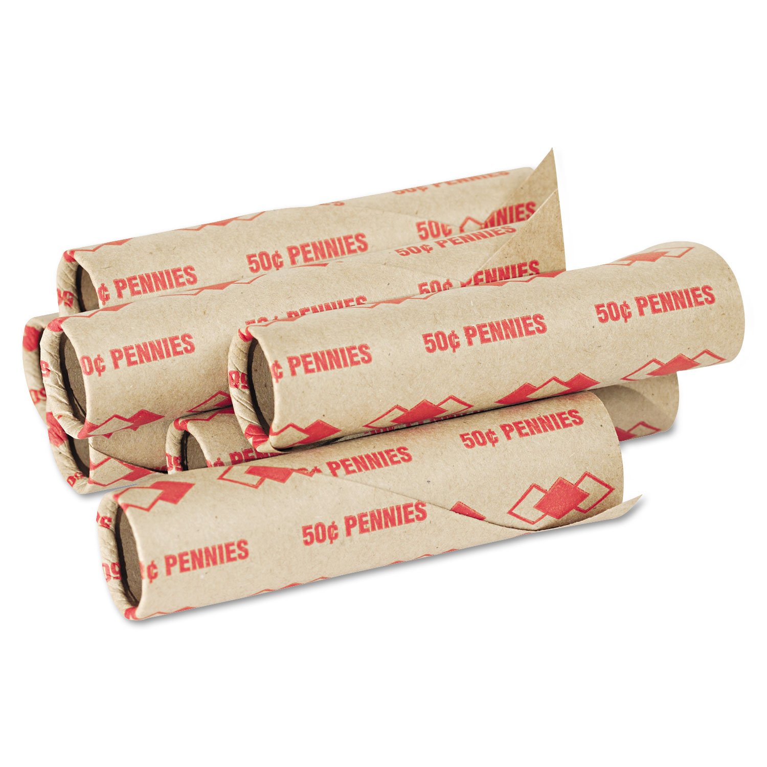 PM Company 65029 Preformed Tubular Coin Wrappers, Pennies