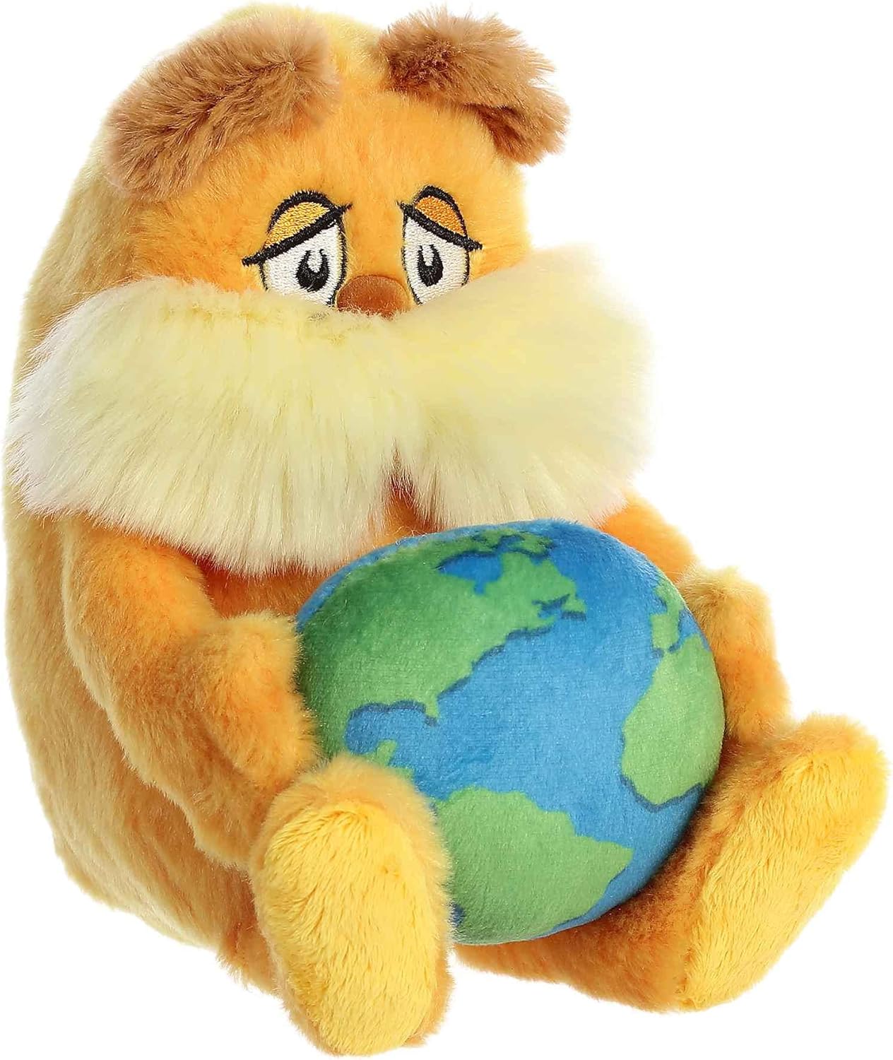 Aurora® Whimsical Dr. Seuss™ Lorax Planet Earth Stuffed Animal - Magical Storytelling - Literary Inspiration - Orange 11 Inches