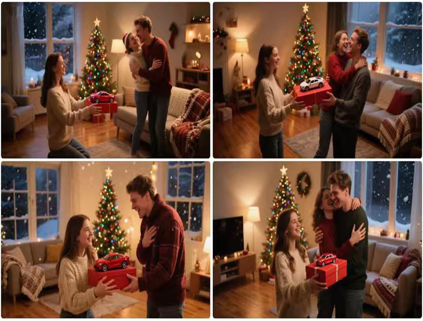 Model Toy Car 1:64 for Pagani Zonta Racing Sports Diecast Model Car Collection Gift Display for Friends and Family(Red)