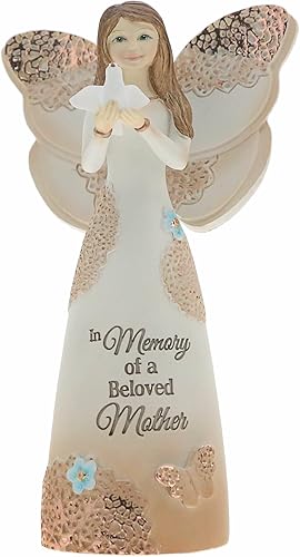 Miniatura 4 de Pavilion Gift Company 19135 Light Your Way - Figura conmemorativa de la madre ángel amada, 5-12 pulgadas, marrón