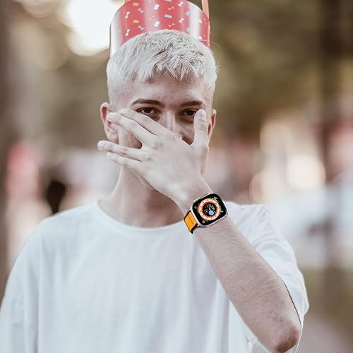 Miniatura 6 de Correa de nailon compatible con Apple Watch Band de 1.496 pulgadas, 1.575 pulgadas, 1.614 pulgadas, 1.654 pulgadas, 1.732 pulgadas, 1.772 pulgadas,