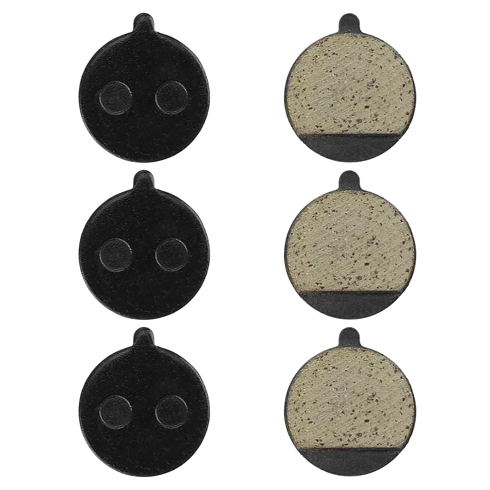 KinetiCore 6 Pcs Semi-Metallic Brake Pads Compatible with Kugoo M4 / M4 Pro Electric Scooter, Low Noise Wear-Resistant Disc Brake Linings, Replacement Scooter Brake Pad Accessories