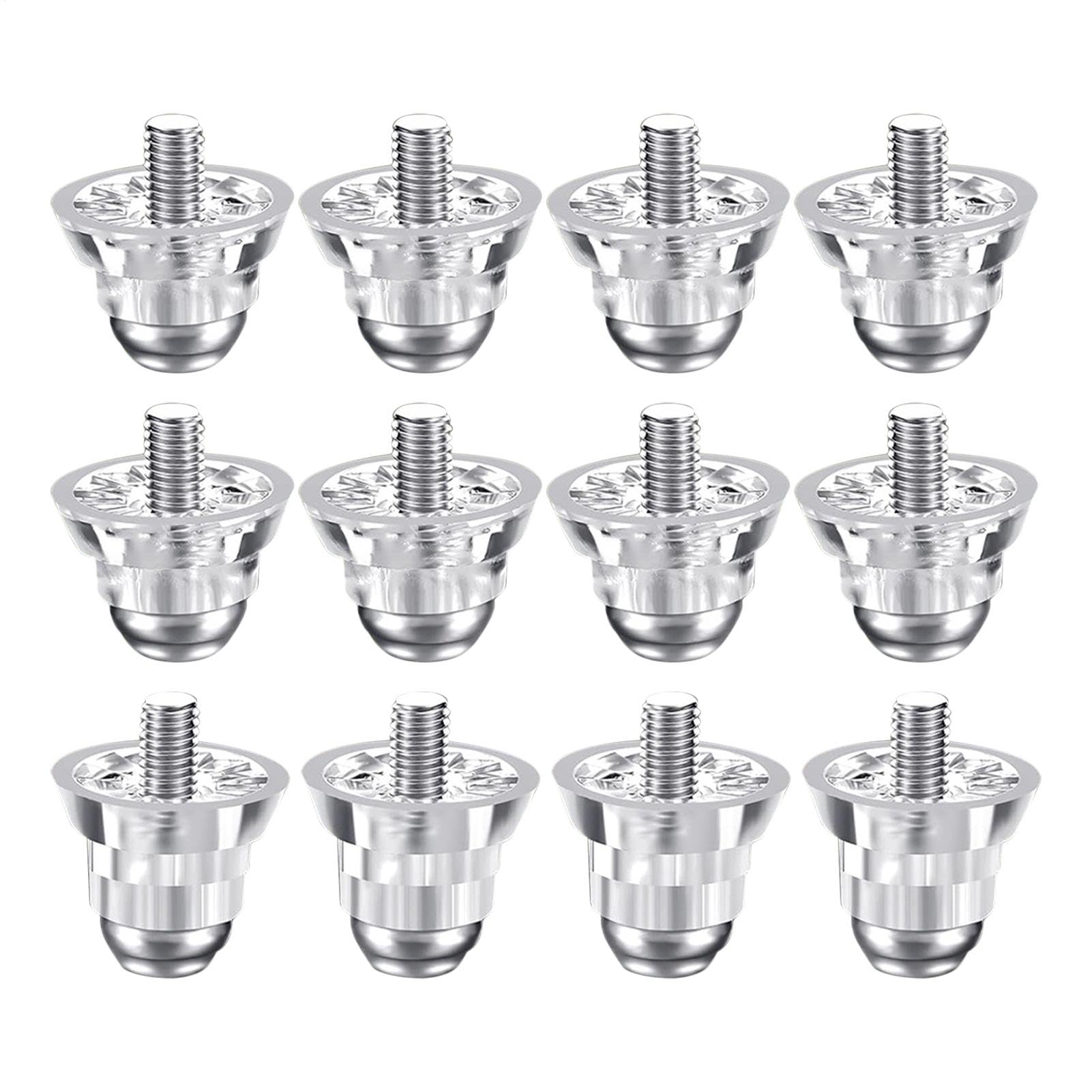 Football Cleat Replacement Spikes | 12 Soccer Spikes Replacement Set | with Metal Head Shoes Studs for Men, Women, Boy and Girl, Soccer Shoes