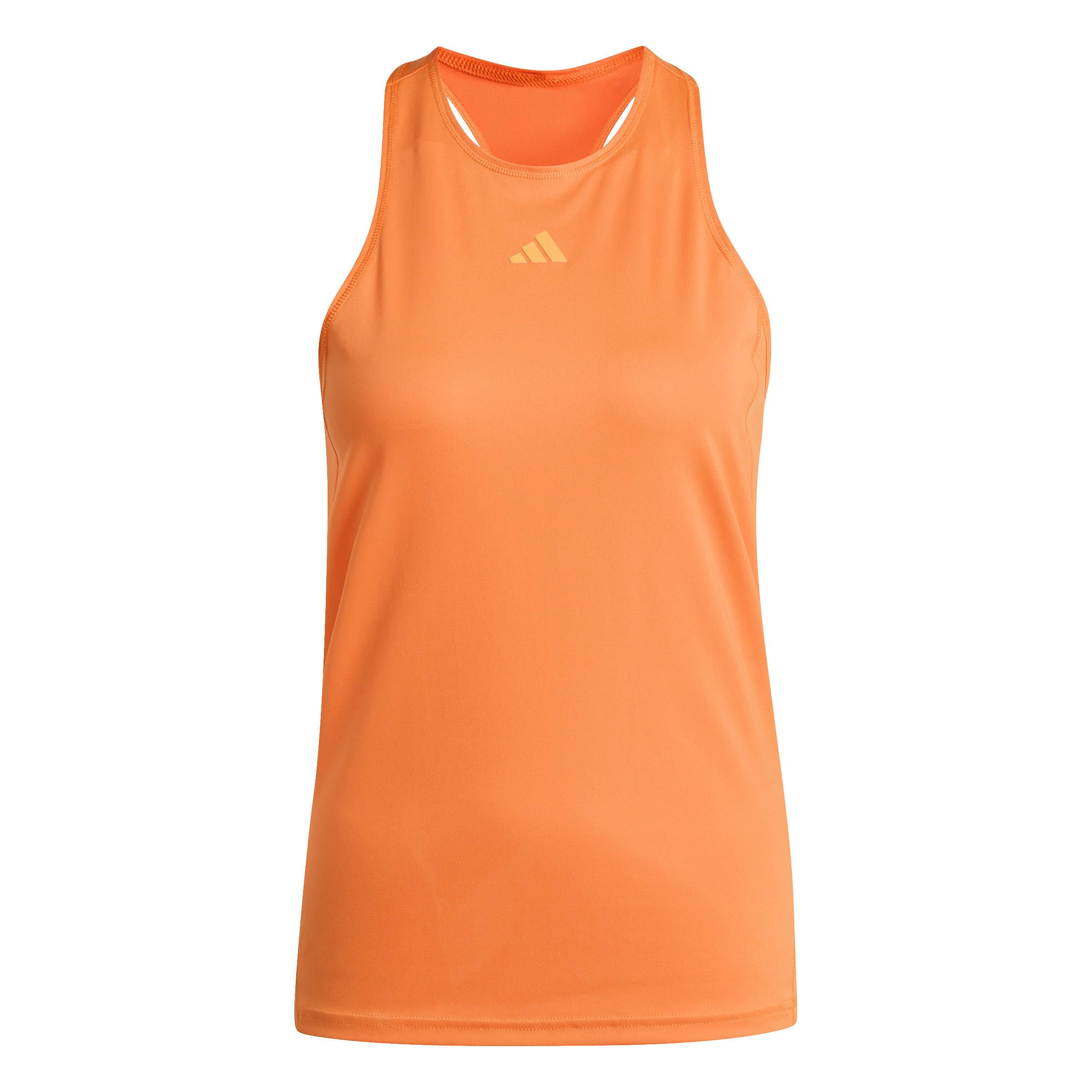 adidas Women's Club Tennis Climacool Tank, Pure Orange, S