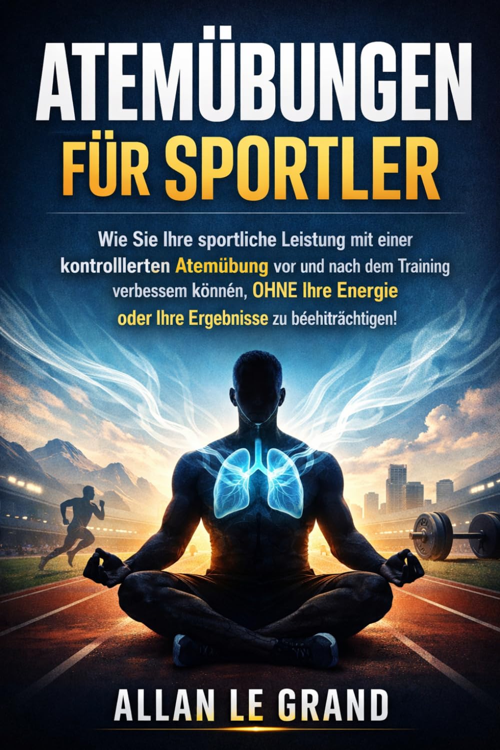 ATEMÜBUNGEN FÜR SPORTLER: Wie Sie Ihre sportliche Leistung mit einer kontrollierten Atemübung vor und nach dem Training verbessern können, OHNE Ihre Energie oder Ihre Ergebnisse zu beeinträchtigen!