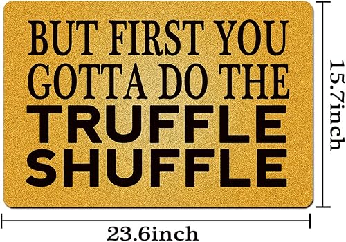 Miniatura 9 de Divertido felpudo de bienvenida (23.6 x 15.7 pulgadas) antideslizante, tapete de regalo personalizado para decoración del hogar en la puerta,