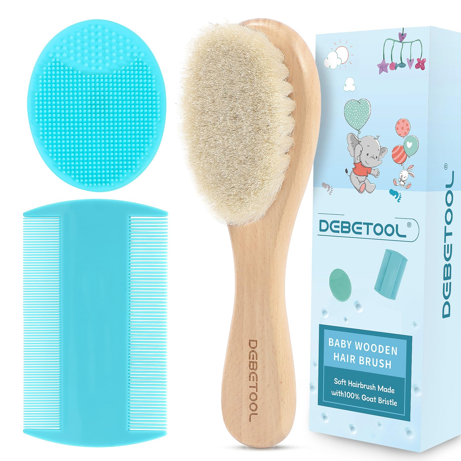 DEBETOOL Cradle Cap Brush Set