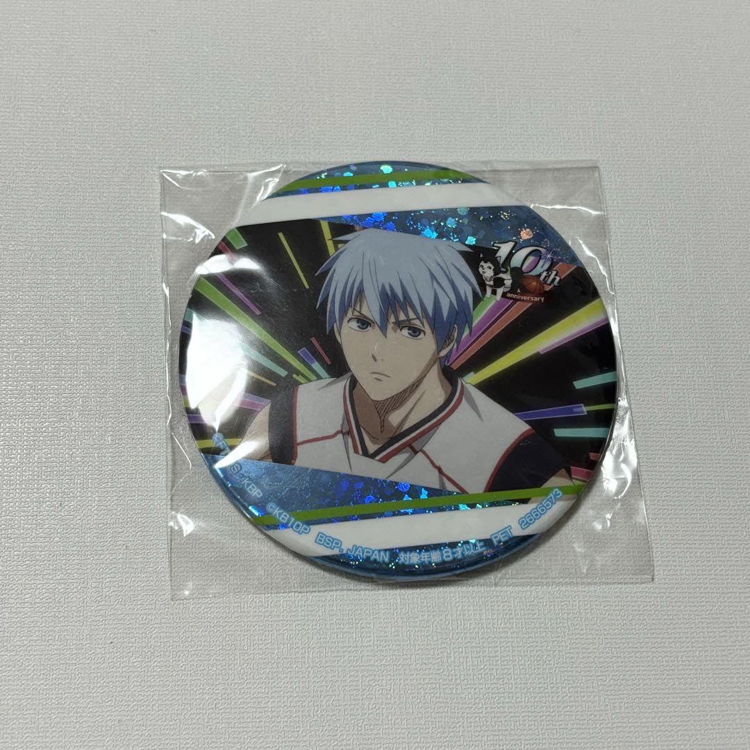 Amazon.co.jp: 黒子テツヤ 黒子のバスケ ホログラム 缶バッジ 10周年  