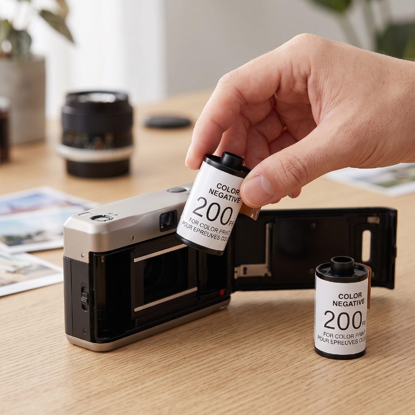 Denash 4 szt. Kolorowa Folia 35 Mm ISO200 C41 Kamera Kolorowa Rolka Filmu | Zrównoważona jakość Ekspozycji, Obsługa Uniwersalnych Formatów, łatwe Przetwarzanie C41 do Portretowej Fotografii
