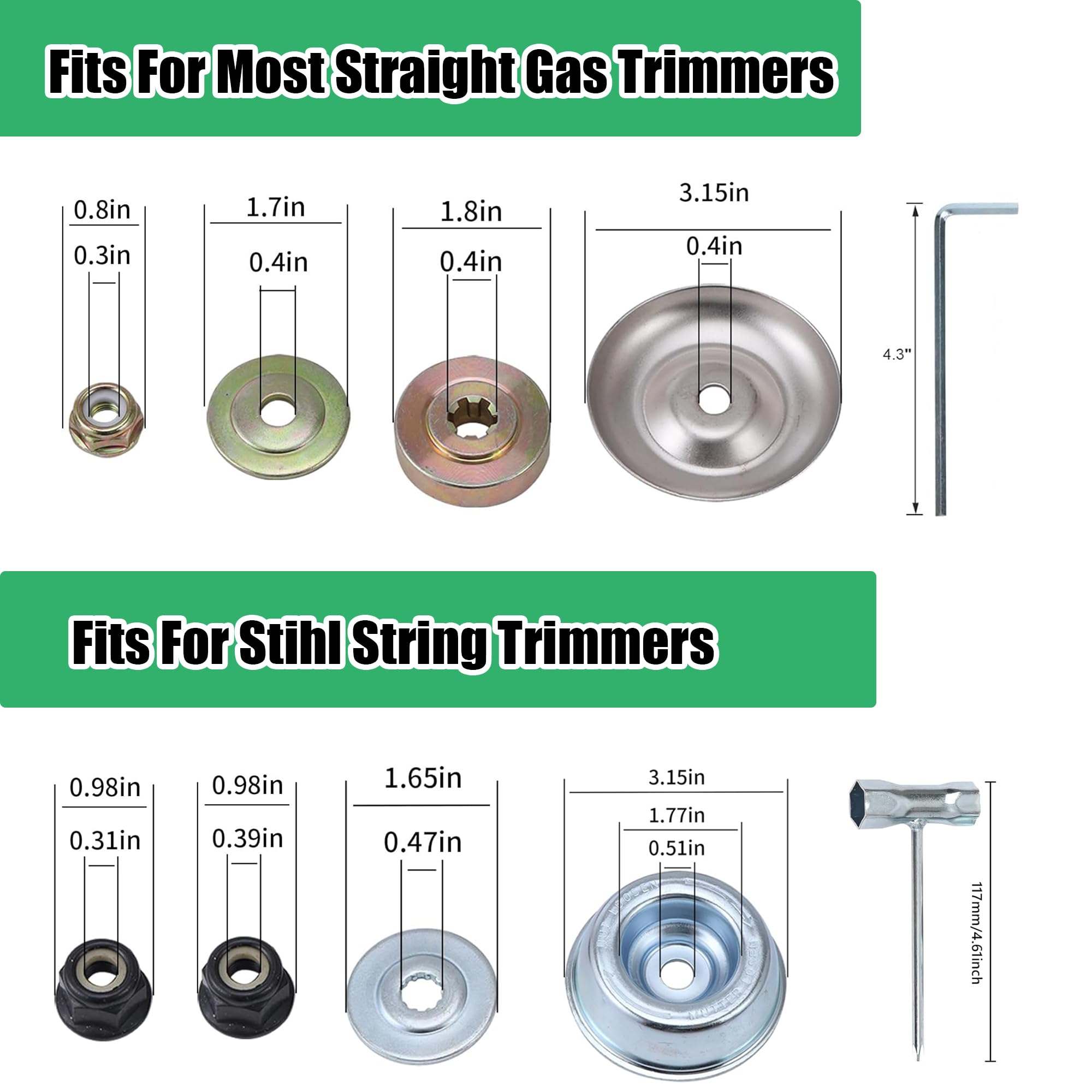 Cuchillas con punta de carburo de 9 pulgadas x 36 dientes y cortador de dientes de motosierra de 9 pulgadas x 20T, cuchillas redondas de cepillo de dientes de motosierra con kit de adaptador universal