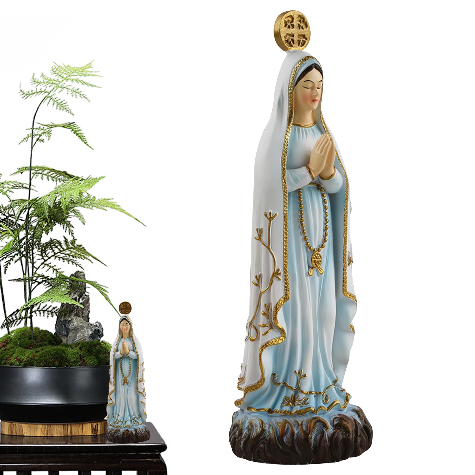 Vierge Marie statue décorative pour créer un coin de prière