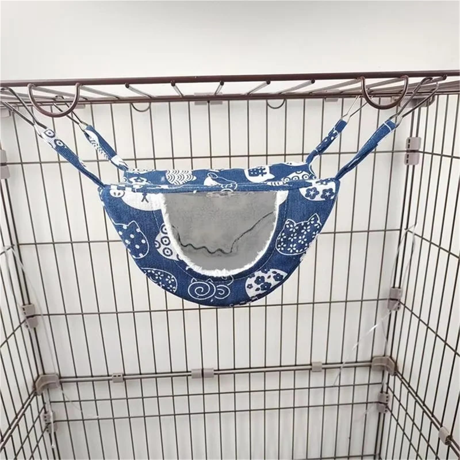 Amaca per furetto per gabbia, nascondiglio per porcellini d'India, letto per furetti, criceti, amaca sospesa, letto caldo