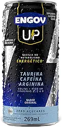 Engov Up Original - Bebida Gaseificada para Energia, Disposição e Melhora de Foco - Cafeína, Taurina, Arginina, Baixo em Calorias e Sódio - 269ml