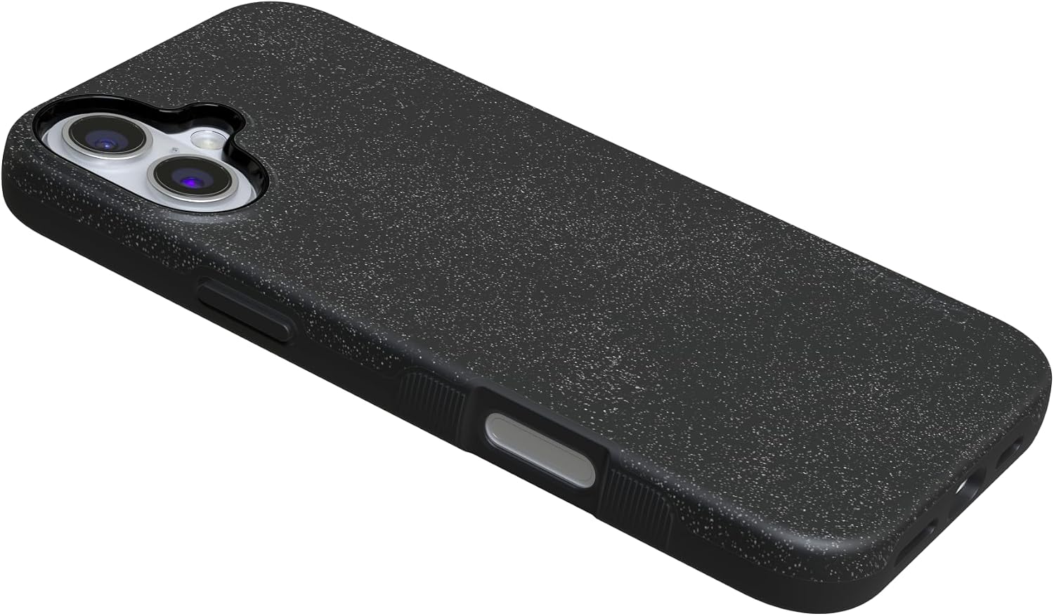 Casely iPhone 16 Plus Case | Midnight Onyx | Black Shimmer | Bold Protective Design | Compatible with MagSafe