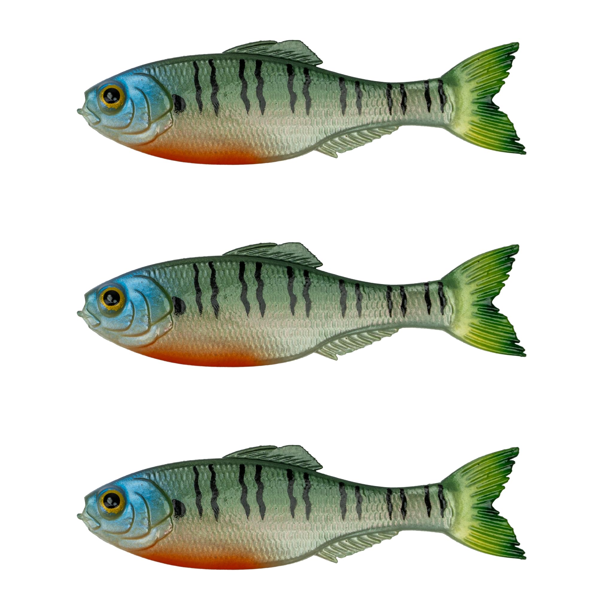 6th Sense Panorama Soft Plastic Bass and Crappie Fishing Lure - Lifelike Body & Realistic Paint - Versatile Rigging Options