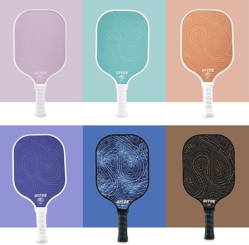 Miniatura 8 de Pickleball Paddle USAPA Approved Pickle Ball Paddle Carbon Fiber Pickleball Set with Paddle Cover, Lightweight Graphite Pickleball Paddles