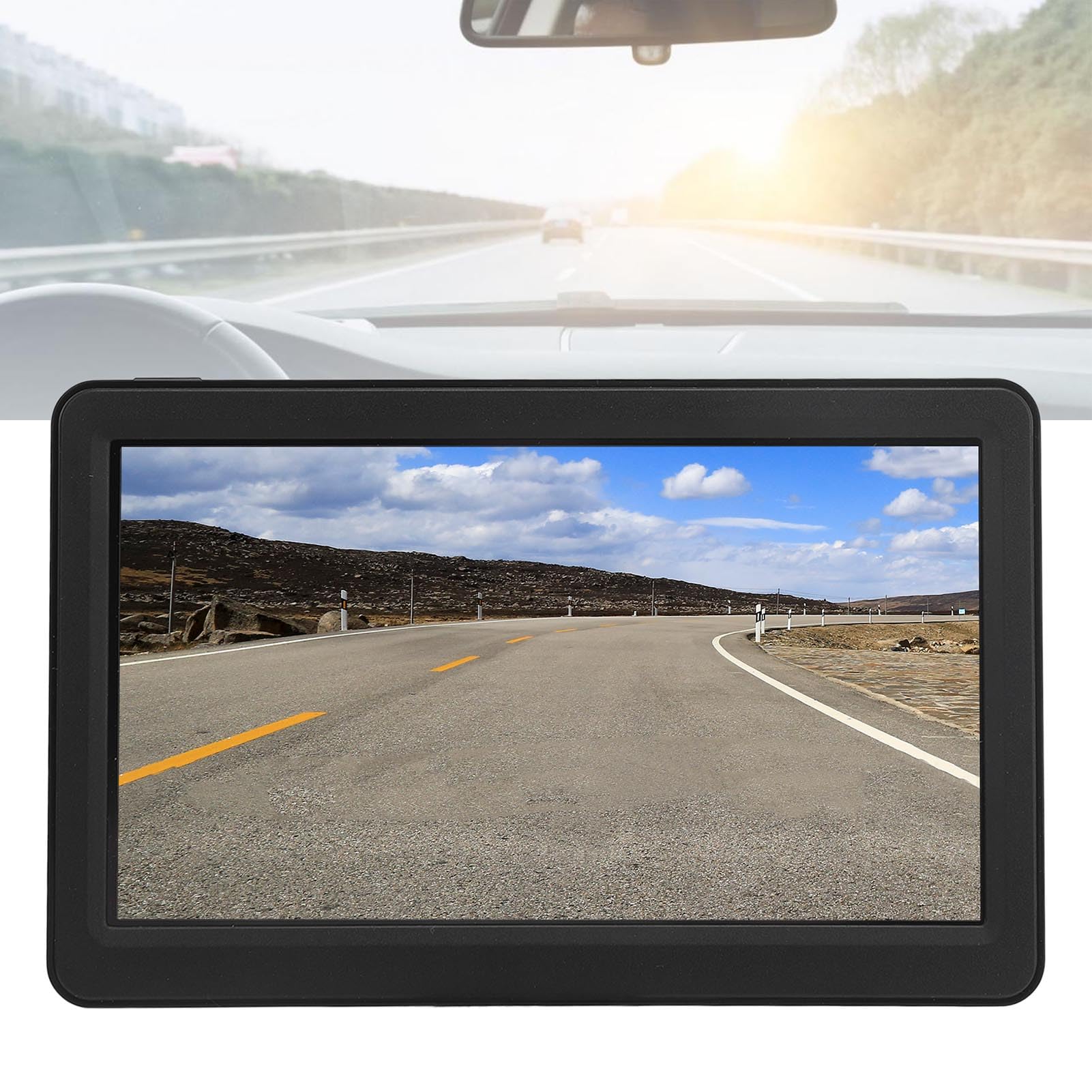 7-calowy nawigator GPS z funkcją CarPlay, AirPlay, dla samochodów, wysokiej jakości ekran IPS dotykowy, aktualizacje ruchu w czasie rzeczywistym, podwójny tryb Wi-Fi, obsługa kart pamięci do 256G, AVI