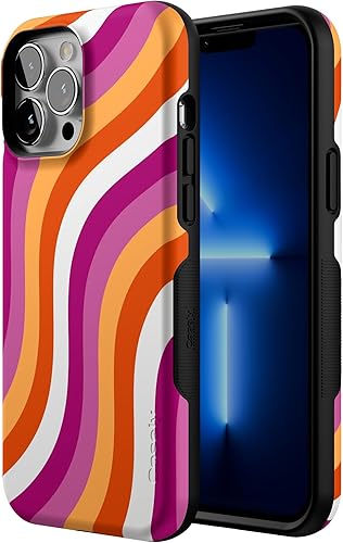 Miniatura 1246 de Casely Funda para iPhone 13 Pro Max Compatible con MagSafe Fuera de las líneas Funda de marcador Crayola