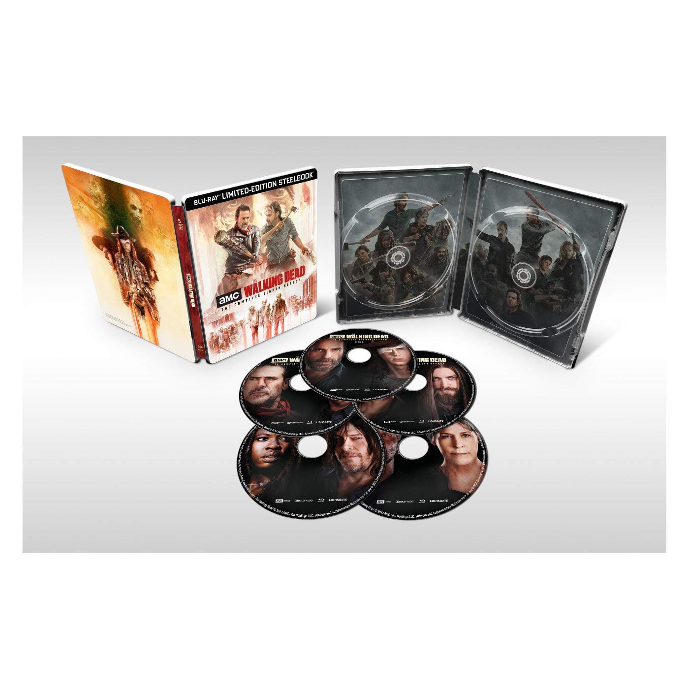 THE WALKING DEAD Complete Season 8 Steelbook Exclusive (Blu-ray)