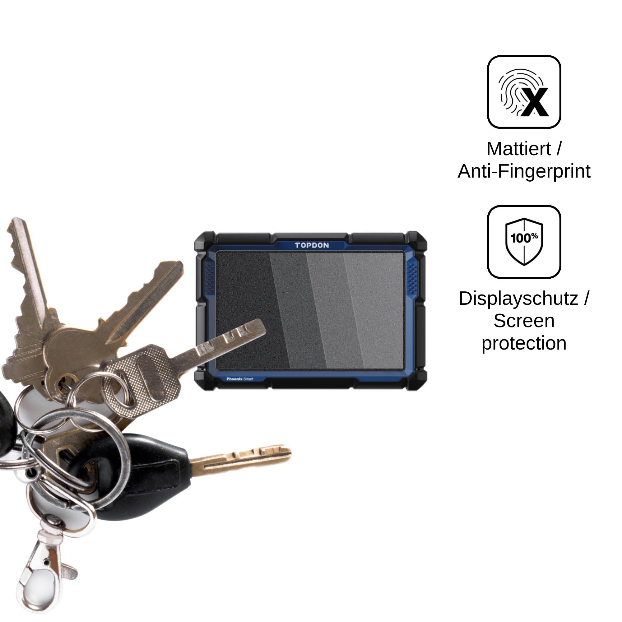 dipos Protector de Pantalla Antiespía para Topdon Phoenix Smart