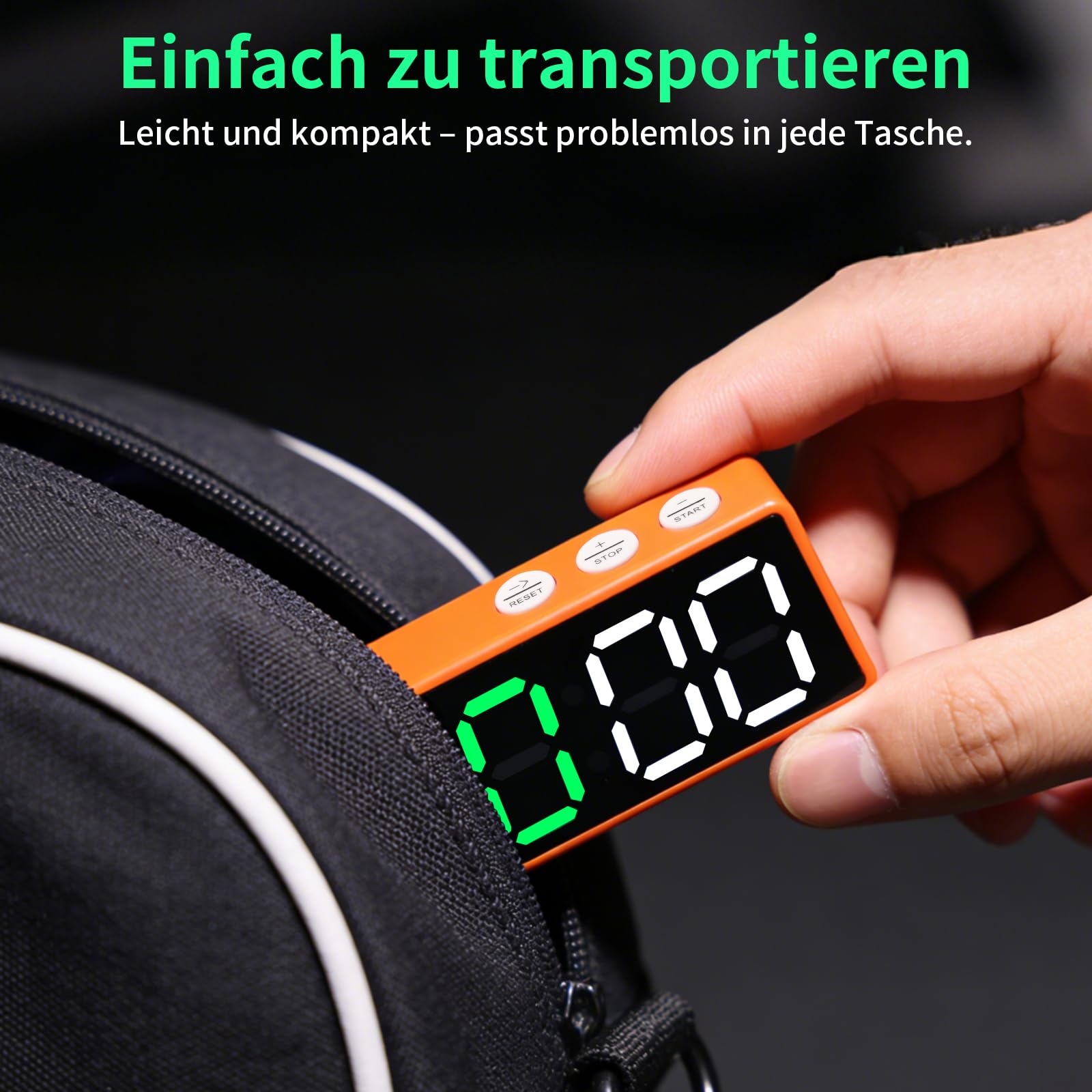 LUCKY TIME Gym-Timer, 10 Trainingsmodi HIIT Tabata Stoppuhr Intervall-Timer