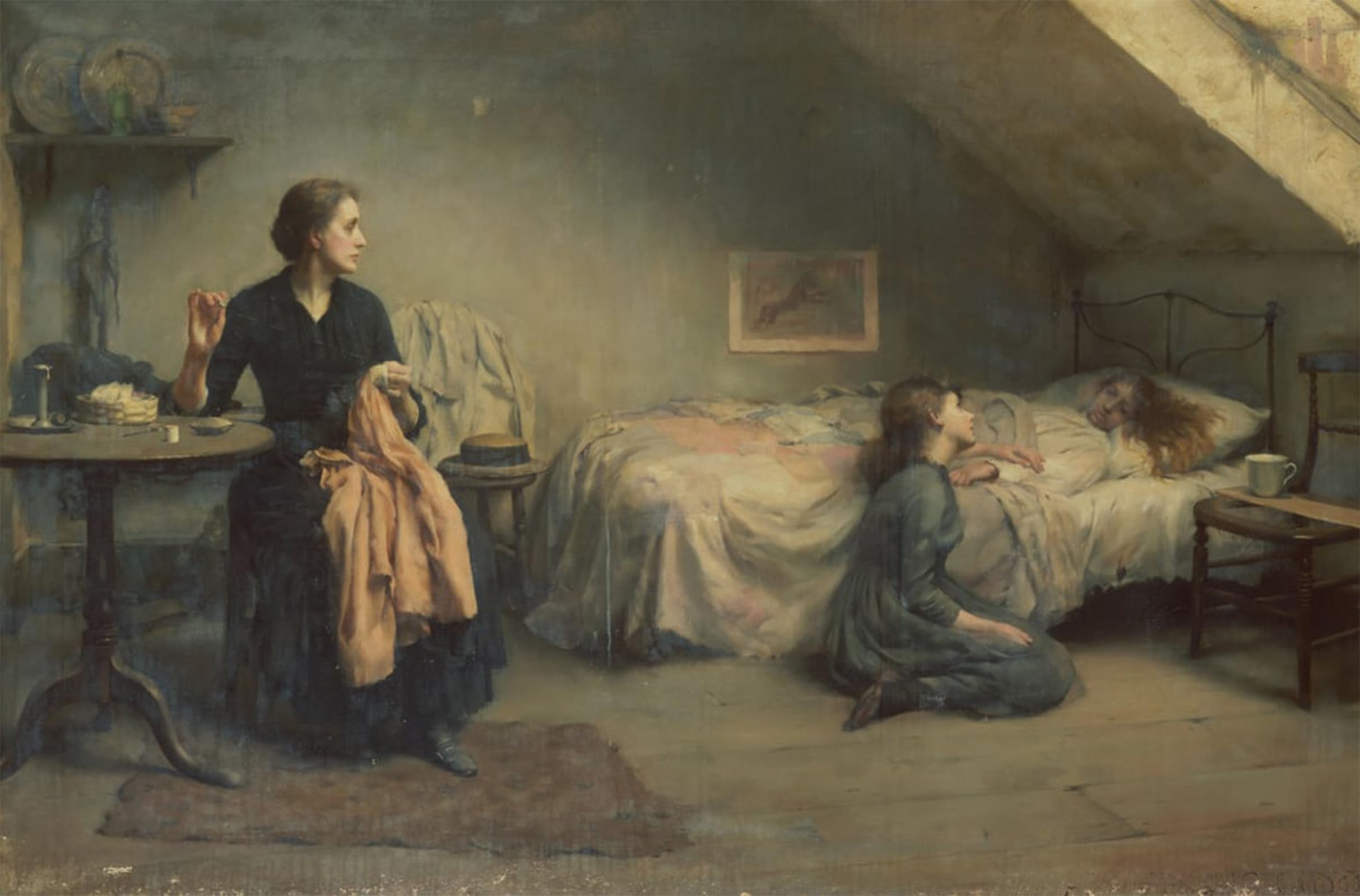 Serendipitp No Frame Vintage Wall Art Canvas Nordic Poster Canvas Print Picture Famous Painting By Benjamin Kennington Wall Art Poster For Home Decor 60X90cm