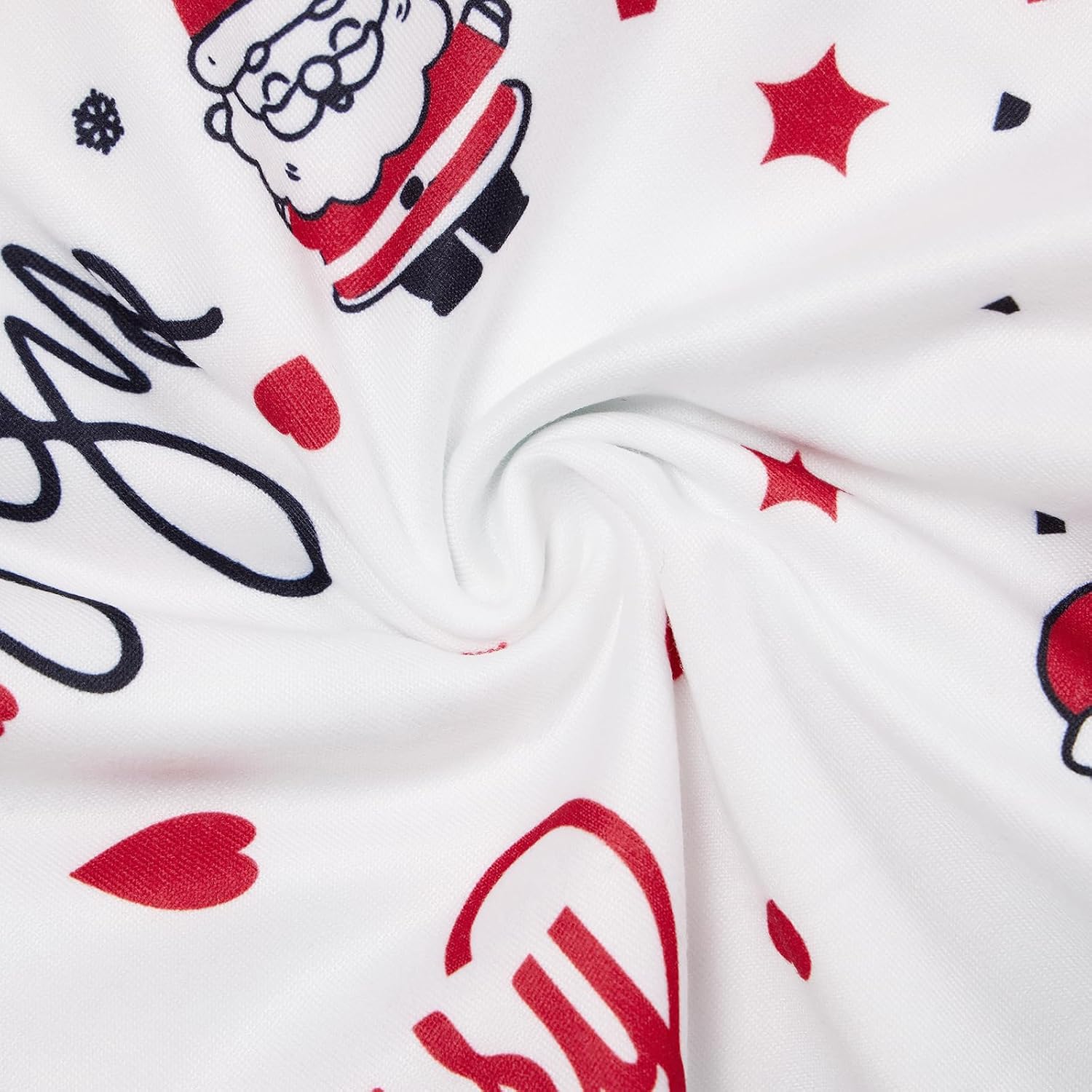 Weixinbuy Christmas Pajamas for Family Matching Family Christmas Pjs Sets for Adult Kid Holiday Xmas Pajamas Hooded Sleepwear
