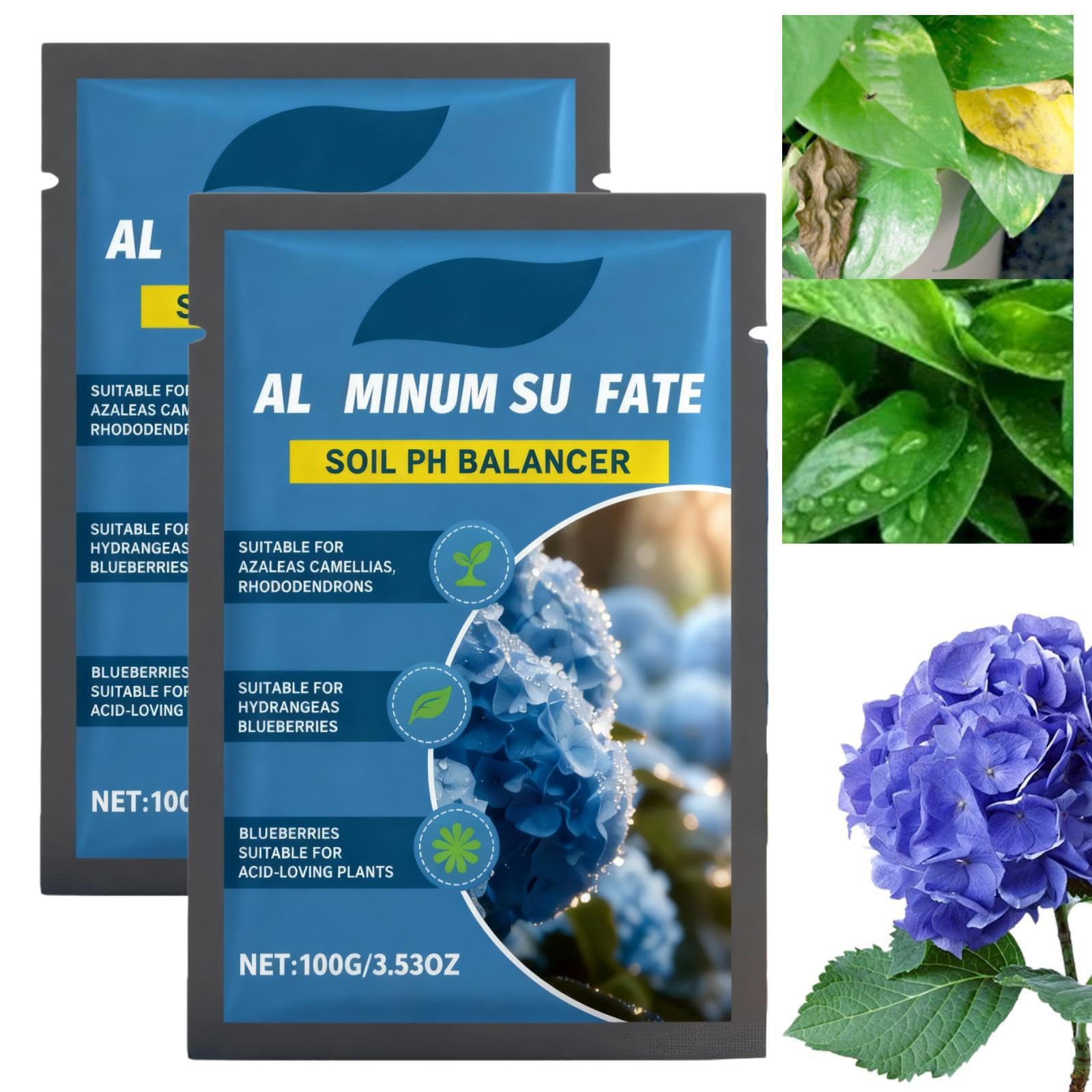 2 * 100ml Soil Acidifier,Hydrangea Colourant Blue,Hydrangea Soil Amendments