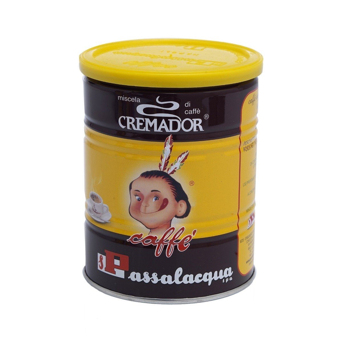 Kremador do kawy rozm. 250 cyna Passalacqua (pełny smak) - pakiet 12 sztuk