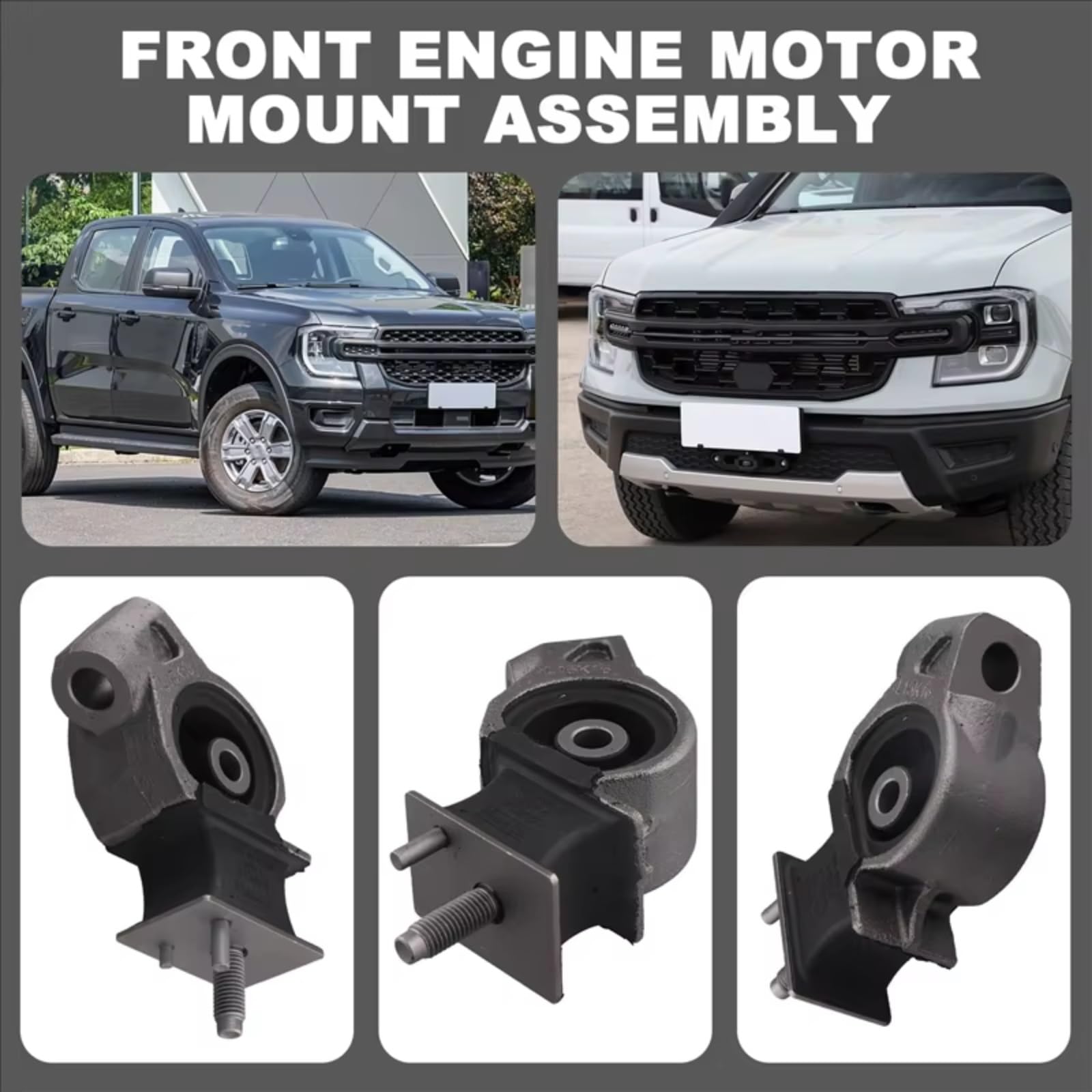 Silent Bloc Moteur Compatible Avec Ford Pour Ranger PX P4AT P5AT DPA 2.2 3.2 2.5 2011-2015 Support Moteur Voiture Avant Support En Caoutchouc Support Transmission