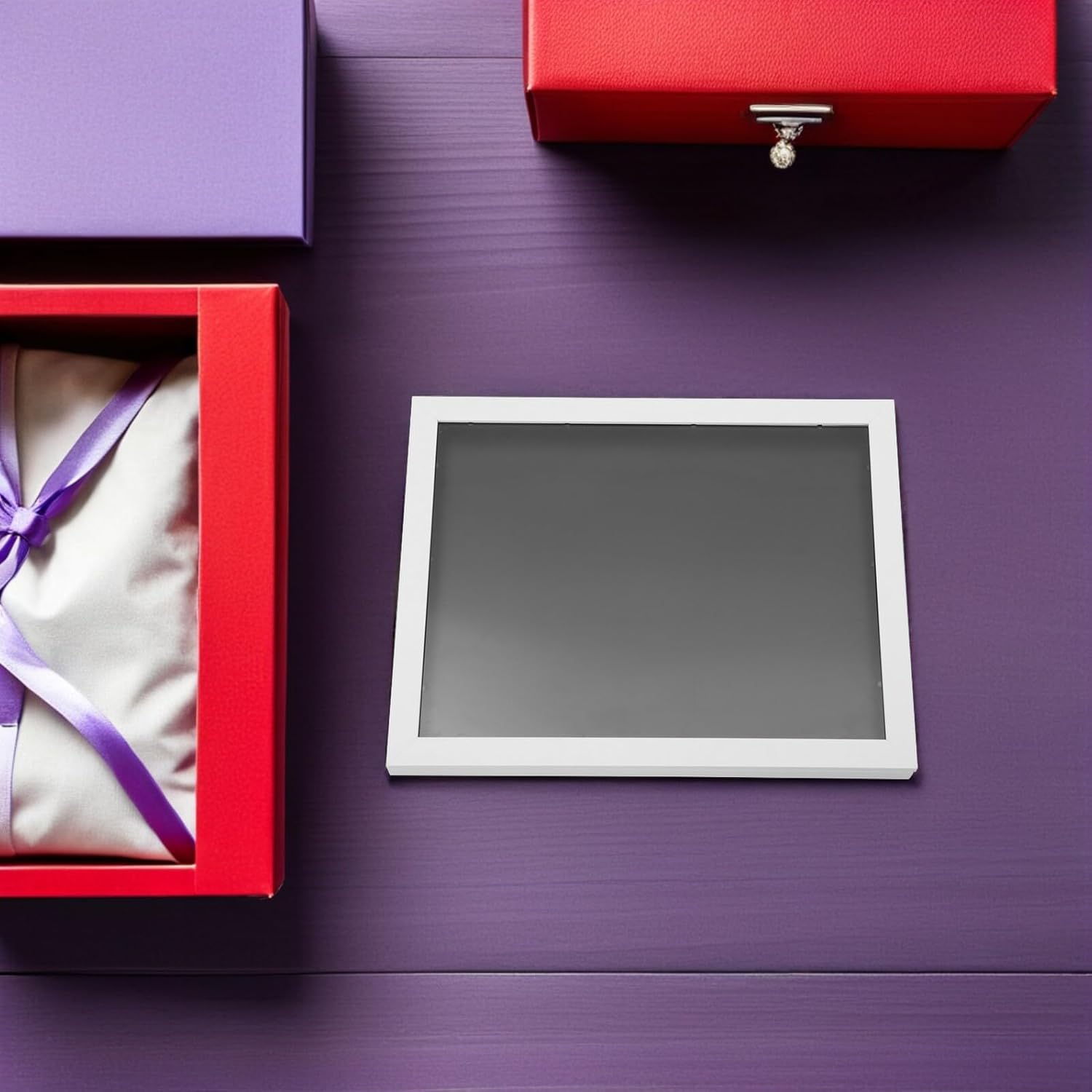 Wooden Shirt Display Case Frame 14x18 Inch Front Opening Shadow Box for Sports Jersey Preservation Graduation Keepsake Home Décor