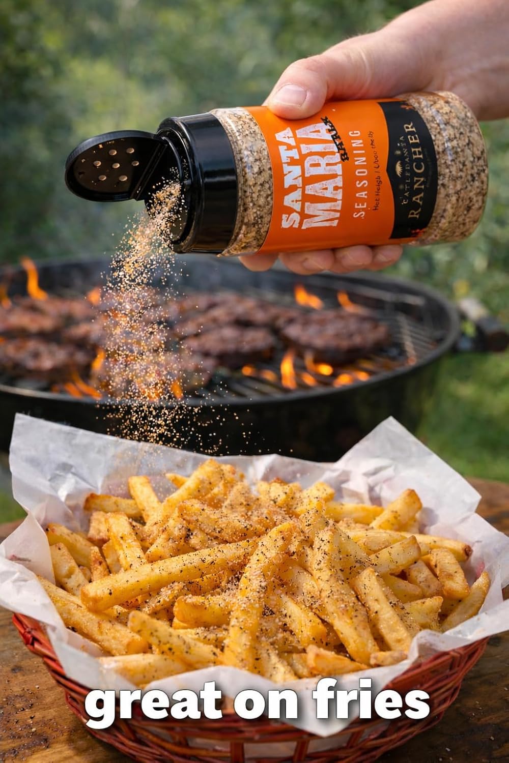 California Rancher | Santa Maria BBQ Seasoning | 6.5 Ounce, Salt Pepper Garlic Herb Blend | Coarse Texture, All-Purpose Rub, No MSG | Santa Maria Flavor for Steak, Chicken, Pork, Veggies - Image 4