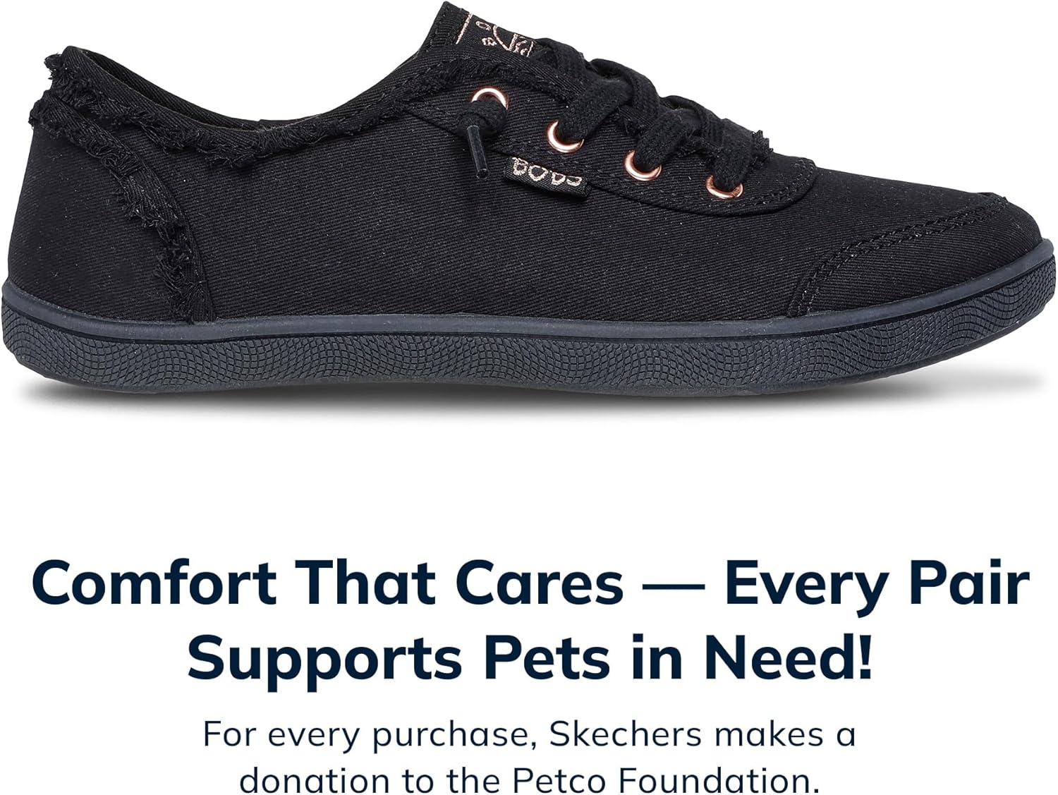 Skechers Women's Bobs B Cute Sneaker – Memory Foam, Flexible Outsole, Lightweight Vegan Shoes - Image 2