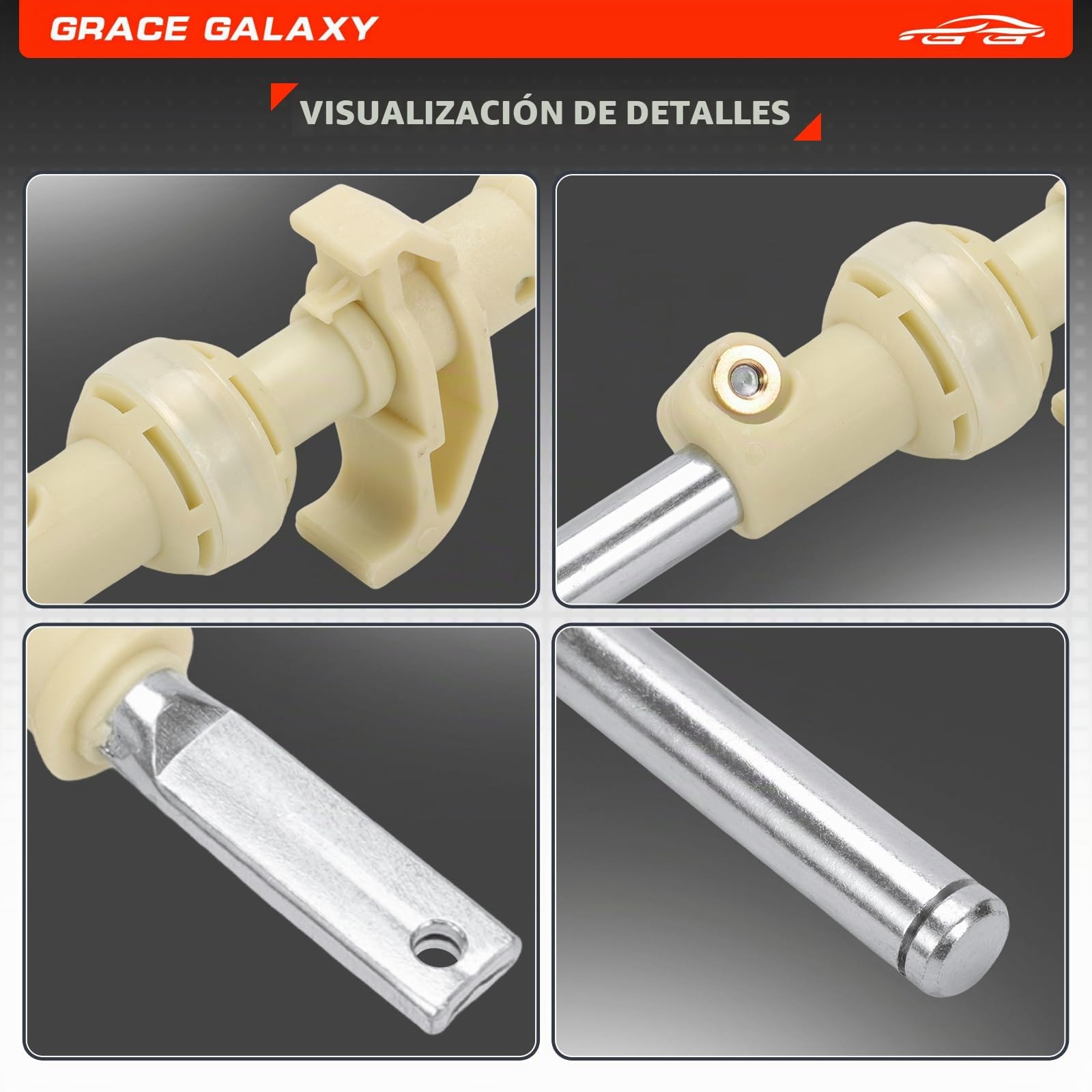 GRACEGALAXY Kit de Reparación para Palanca de Cambios 191798116A para Golf MK2 II, Jetta II MK2, Toledo MK1 191711574 191711190B 191711208A