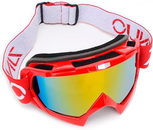 Miniatura 7 de Gafas de motocross, paquete de 2 gafas ATV para motocross, todoterreno, motocicletas, carreras MX UTV