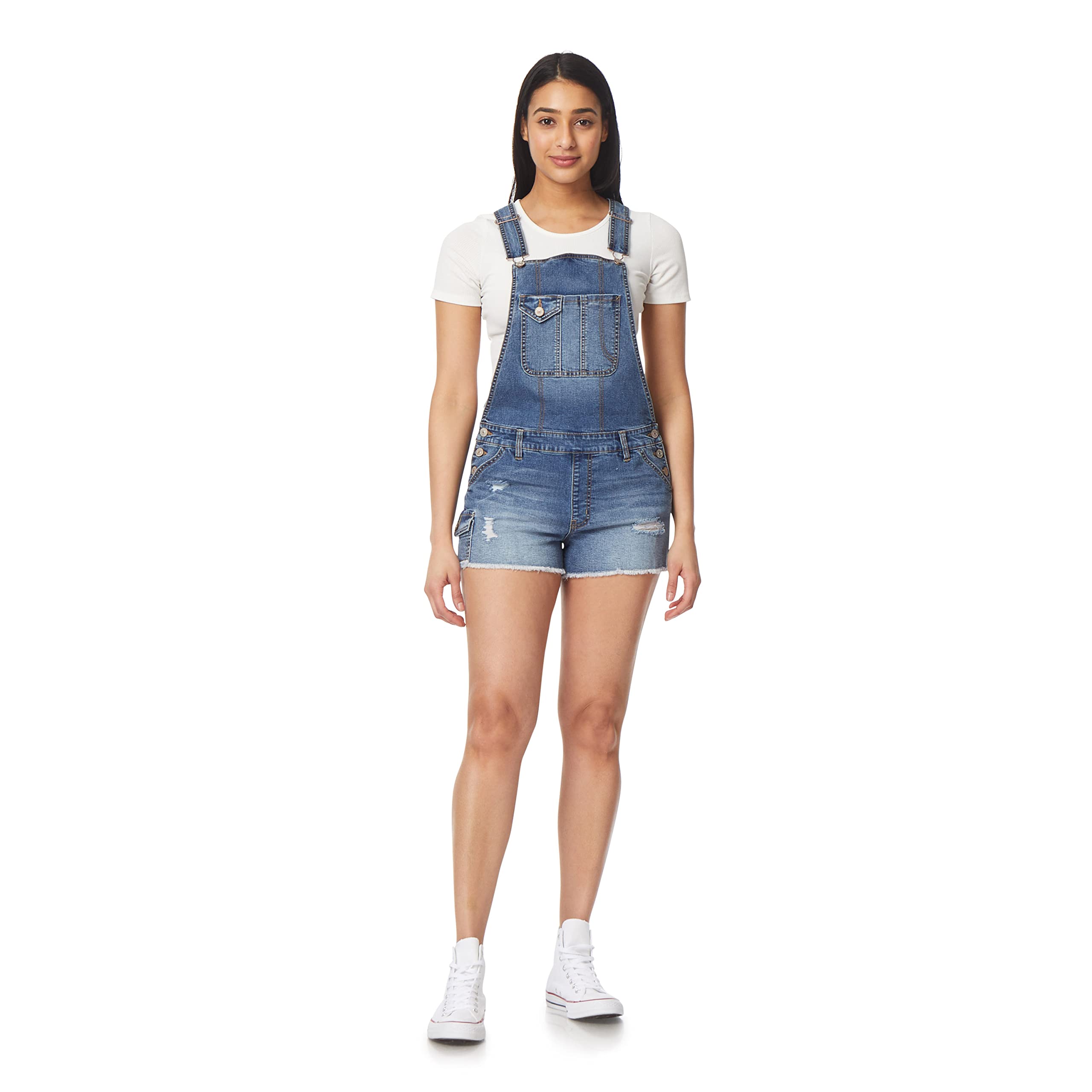 Womens Shortalls Juniors (Standard and Plus)