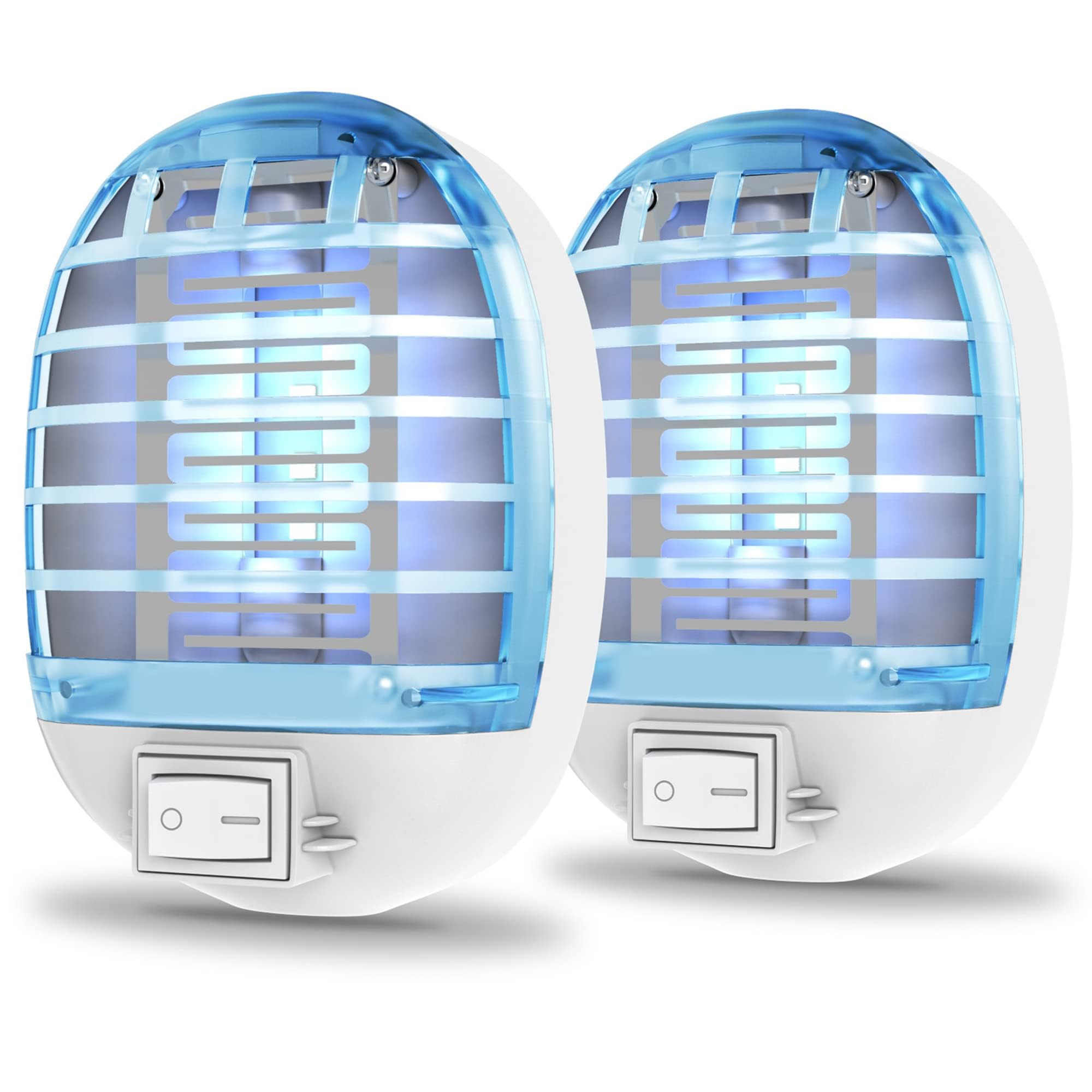 Photo 1 of 2 Pack Bug Zapper Indoor, Electronic Mosquitoes Killer Zapper with Blue Lights for Living Room, Baby Room, Kitchen, Bedroom(0604)