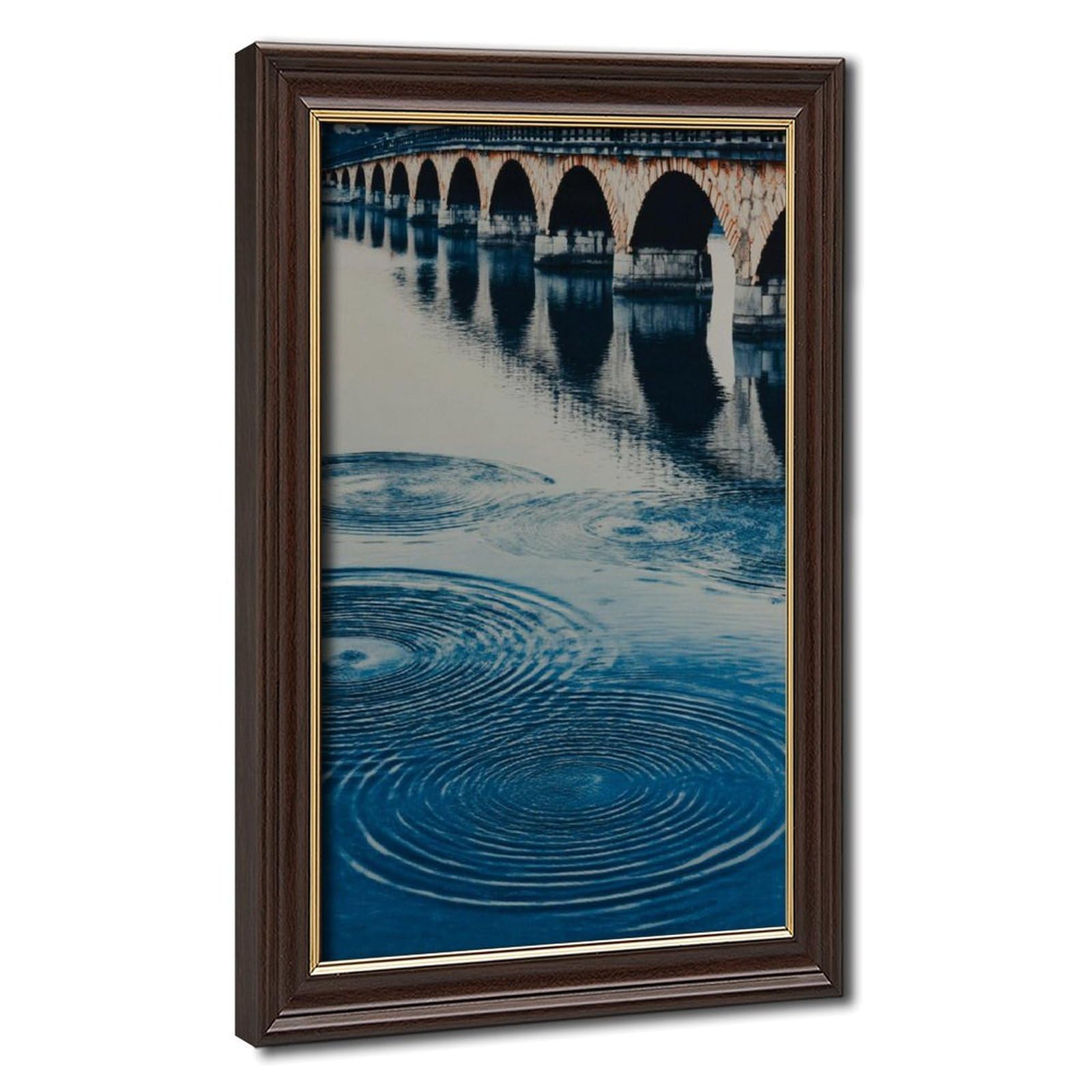 Bareronor Japanese Bridge (2) Canvas Poster Bedroom Decor Landscape Office Room Decor Gift 24" L X 36" W