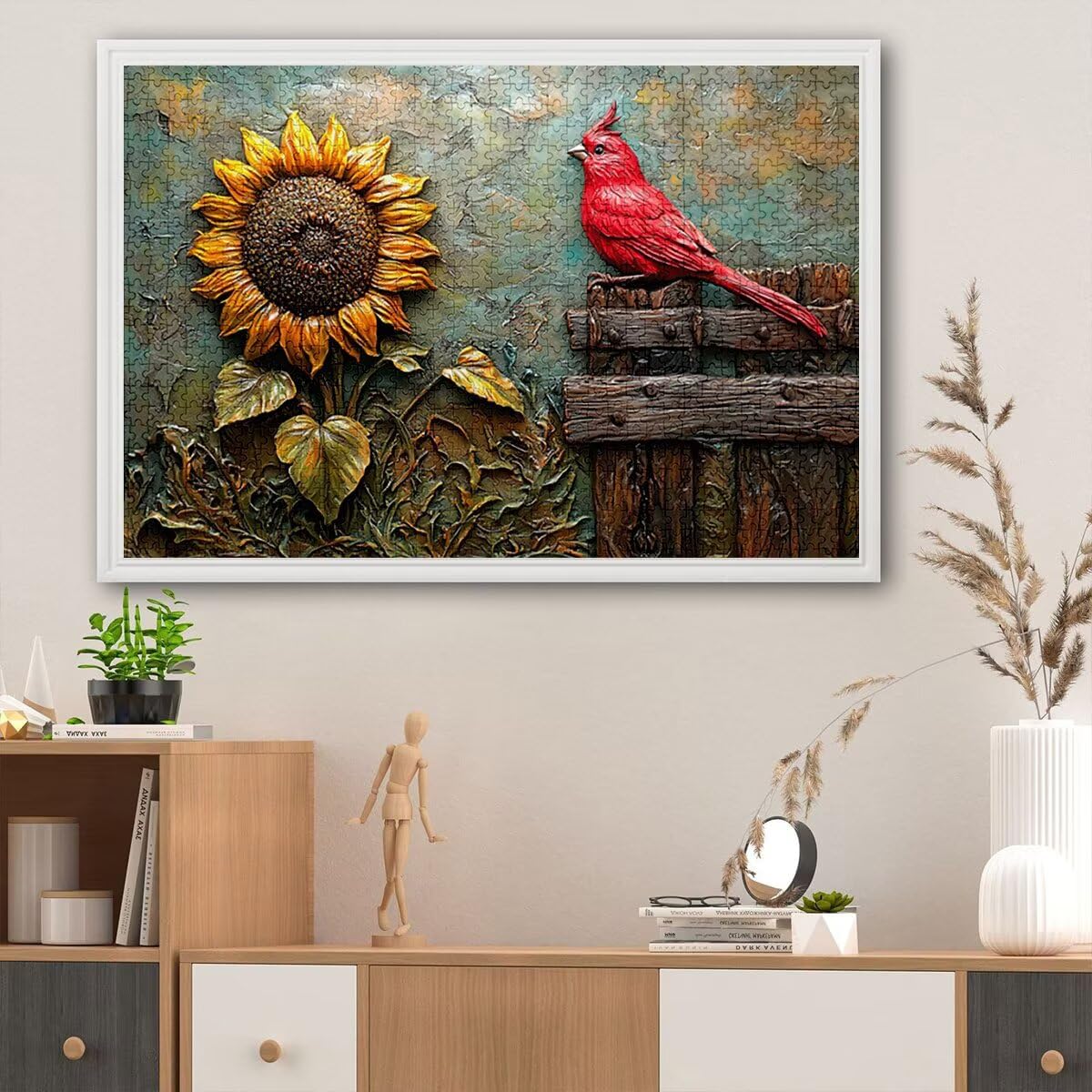 Puzzle 5000 sztuk słonecznika dla dorosłych, drewniane puzzle dla dorosłych, trudne drewniane łamigłówki, rodzinne gry edukacyjne, łamigłówki z pudełkiem na prezenty dekoracje do domu, prezent dla