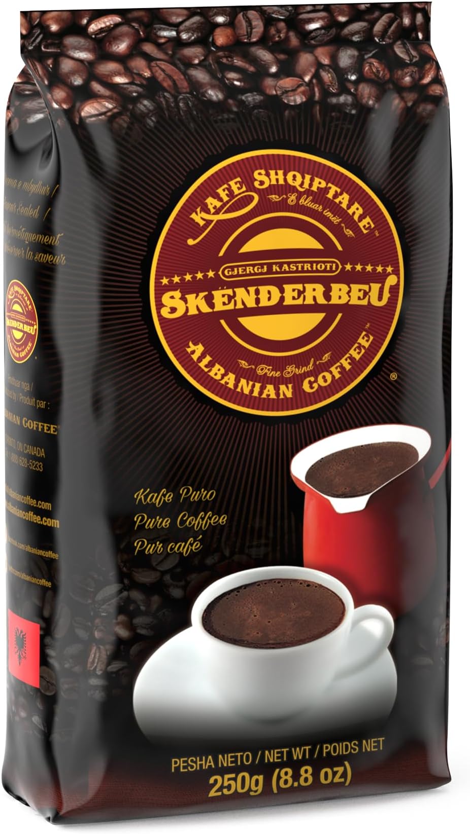 Albanian Coffee SKENDERBEU 8.8 Oz / 250 gr