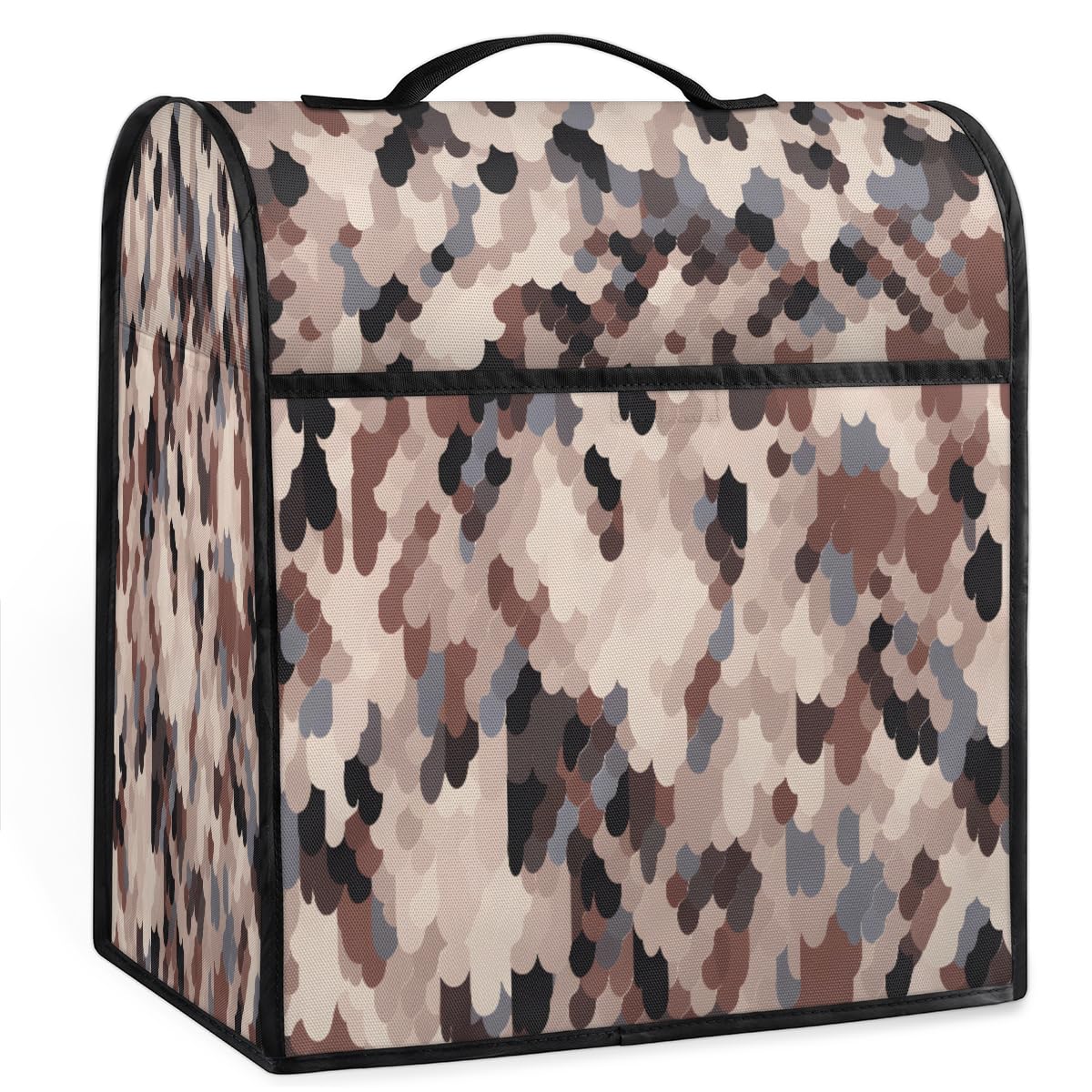 Coffee Maker Cover Camouflage Kitchen Appliance Covers Small Appliance Covers Blender Cover Juicer Cover Dust Covers for Kitchen Appliances with Top Handle and Pockets,Washable,C59