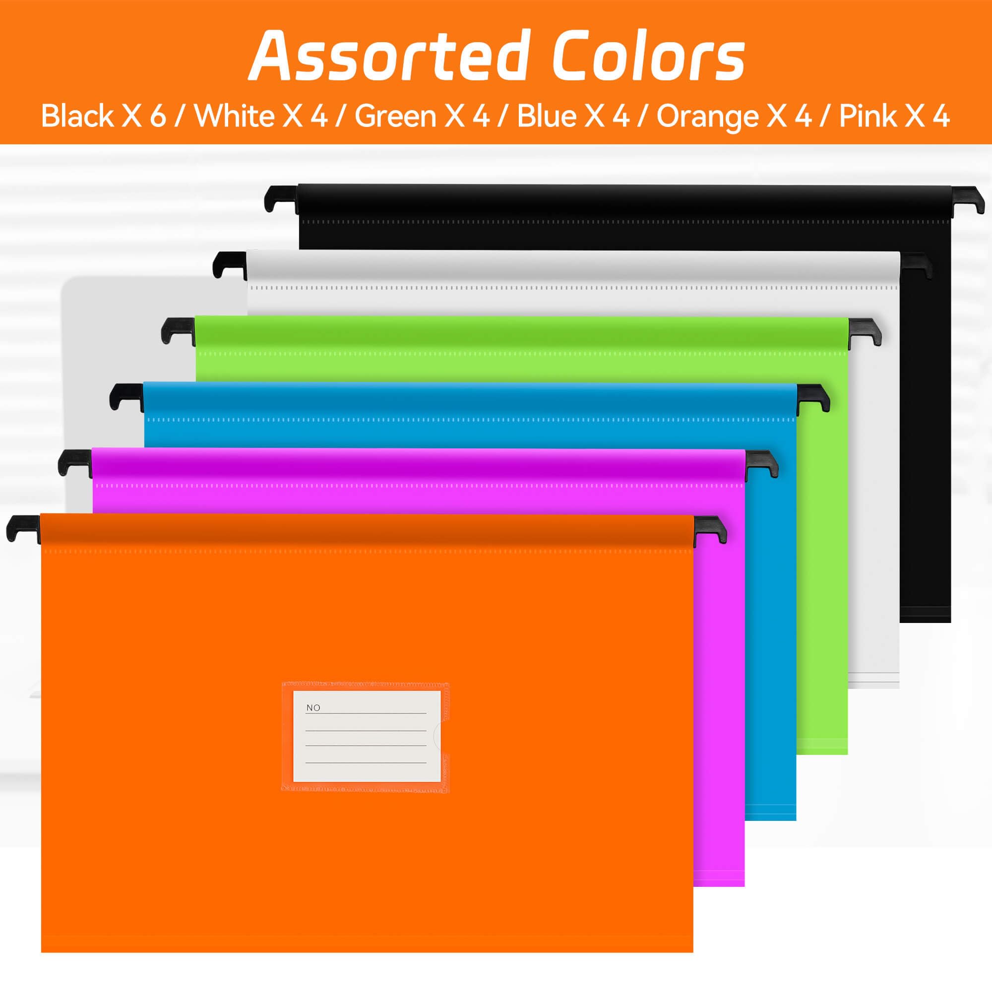 File Folder Assorted Snapklik.com : 26 Pack A-Z Hanging File Folders, Legal Size, Assorted ...