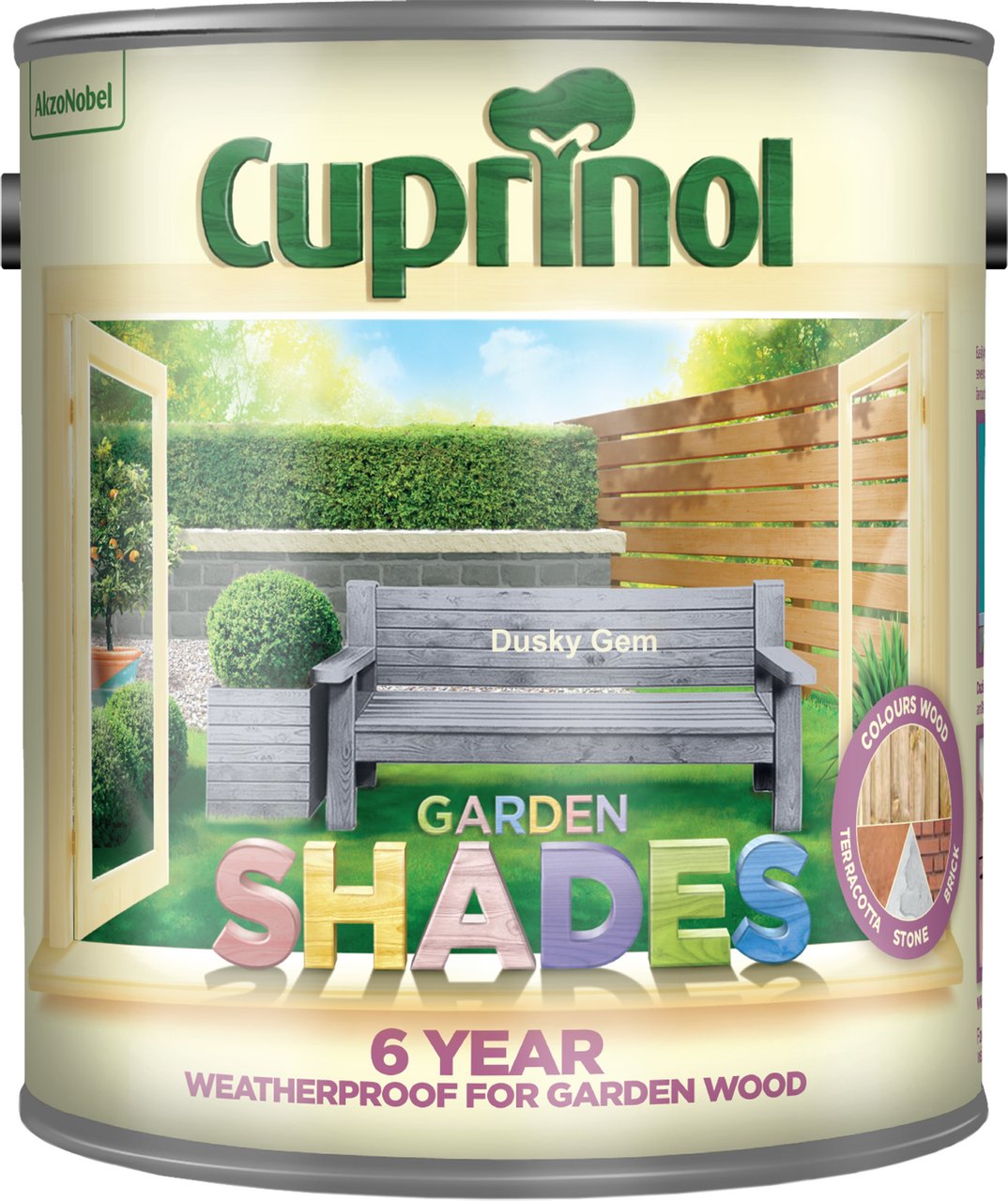 Cuprinol Dusky Gem 2.5L 2.5 Litre Garden Shades Special Mix Colours Dusky Gem