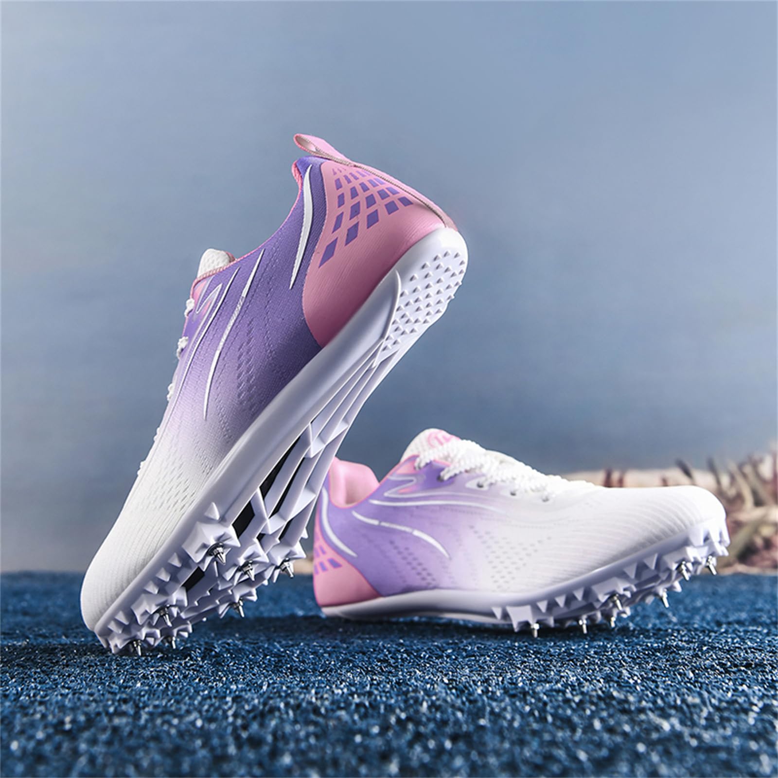 Leichtathletikschuhe Für Herren Damen Jungen Mädchen 7 Spikes Leichte Rennlaufschuhe Springschuhe