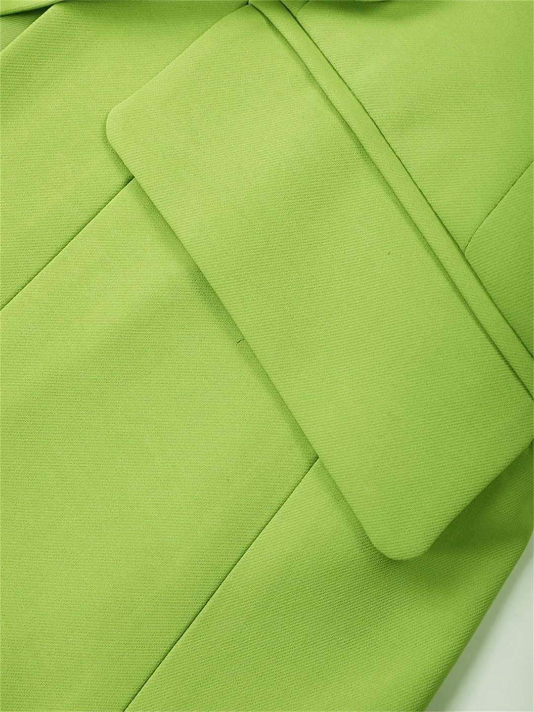 Women EN8 Irregular Bandage Blazer Long Sleeve Lapel Pockets Loose Work Jacket Spring