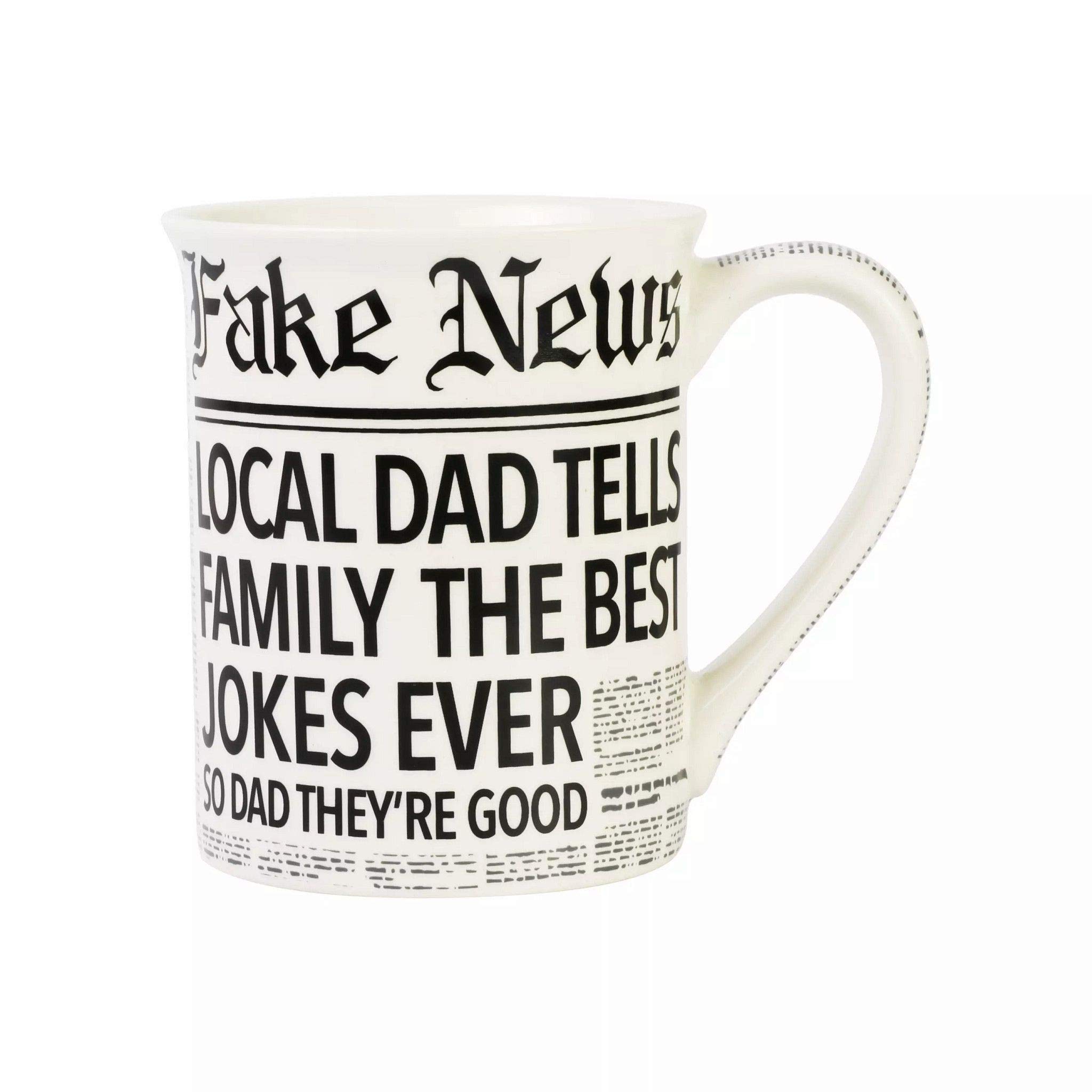 Enesco Our Name is Mud Fake News Dad Jokes Coffee Mug, 16 ...