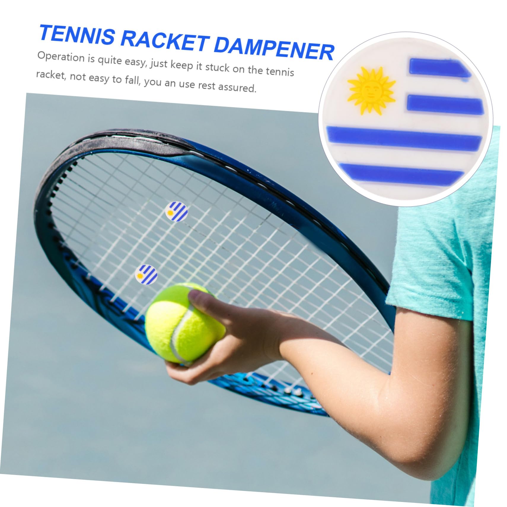Toddmomy Ammortizzatori per Racchette da Tennis Ammortizzatori per Racchette da Tennis Clip per Ammortizzatori per Racchette da Tennis Ammortizzatori per Racchette da Tennis