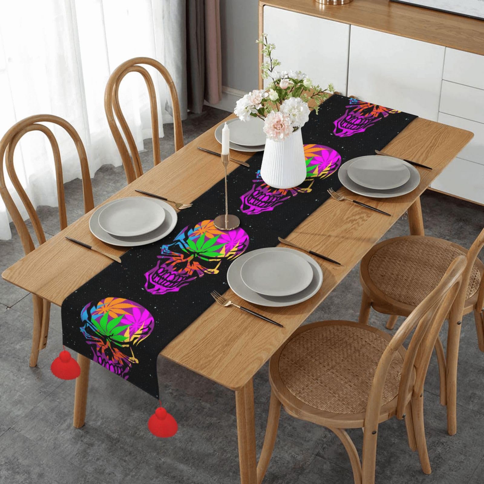 Chemin de table de Noël 150 cm pour sublimer vos repas de fête en famille