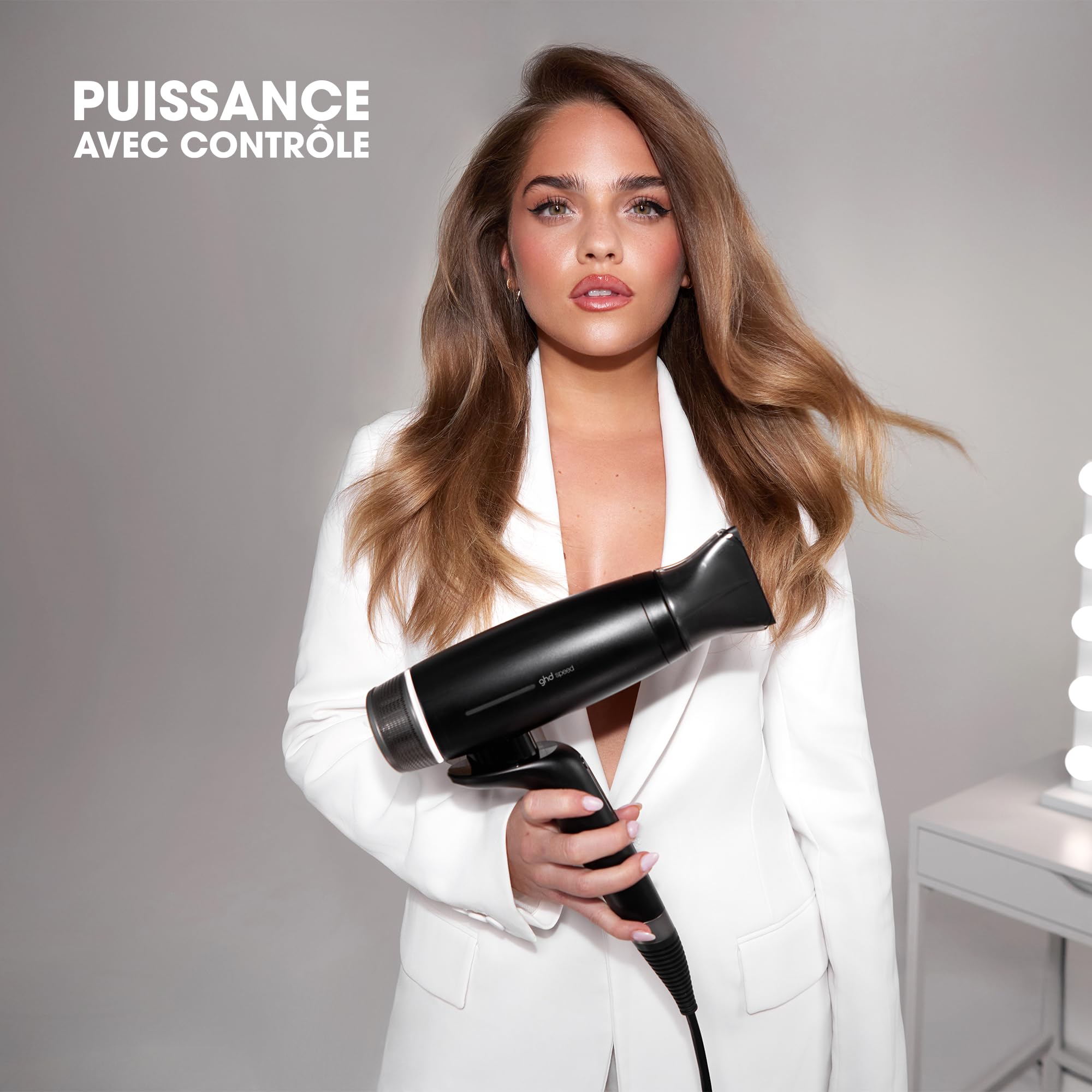 ghd - Embout pour Seche cheveux (Noir) - Embout concentrateur 68 mm pour sèche-cheveux ghd Speed - Idéal tous types et toutes longueurs de cheveux - Séchage professionnel avec volume et brillance