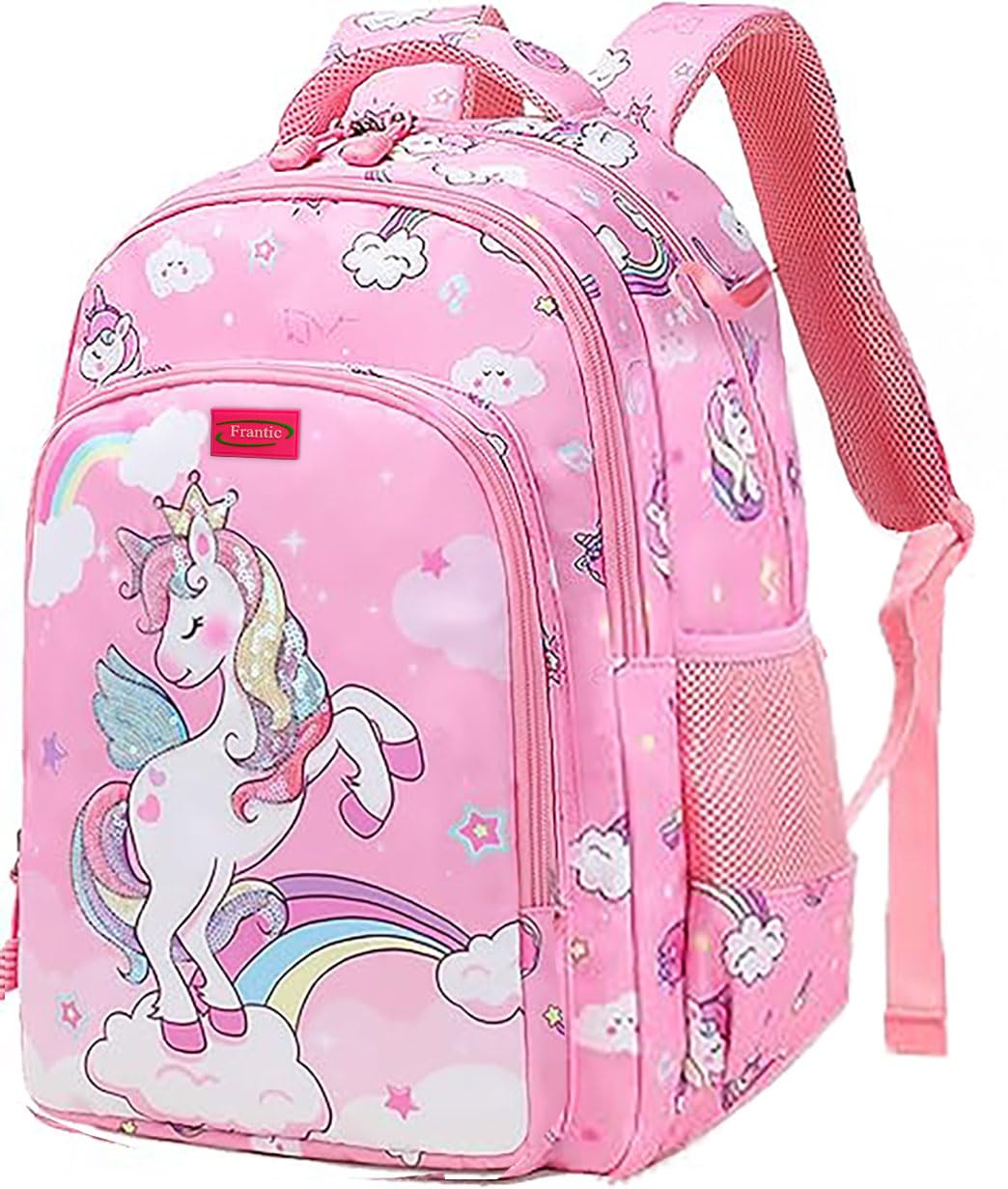 20 L Printed Polyester School Backpack/School Bag/Kids School Bag Class 1 to 5 For School Going Boys & Girls